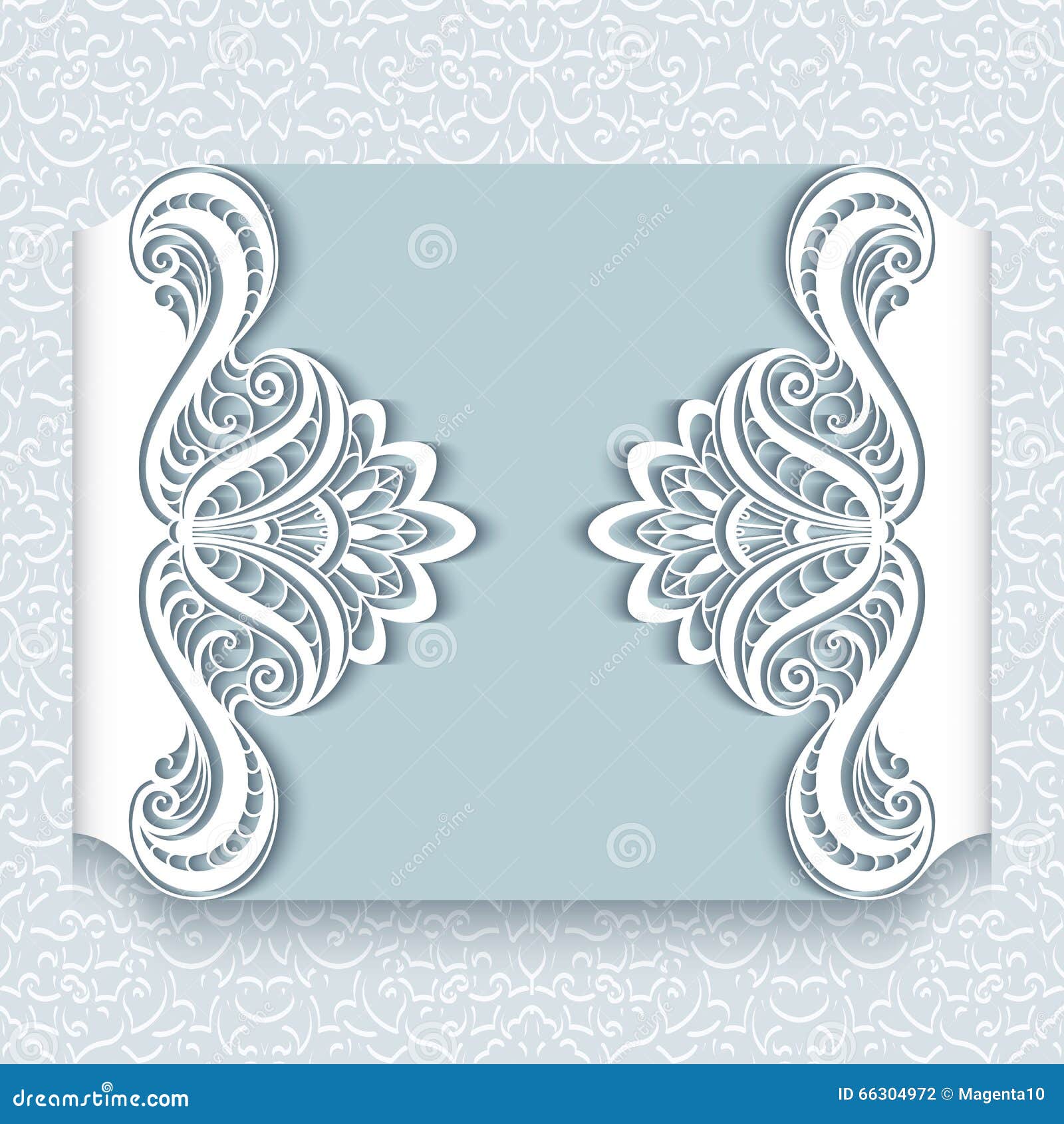 Paper lace card stock vector. Illustration of background 66304972