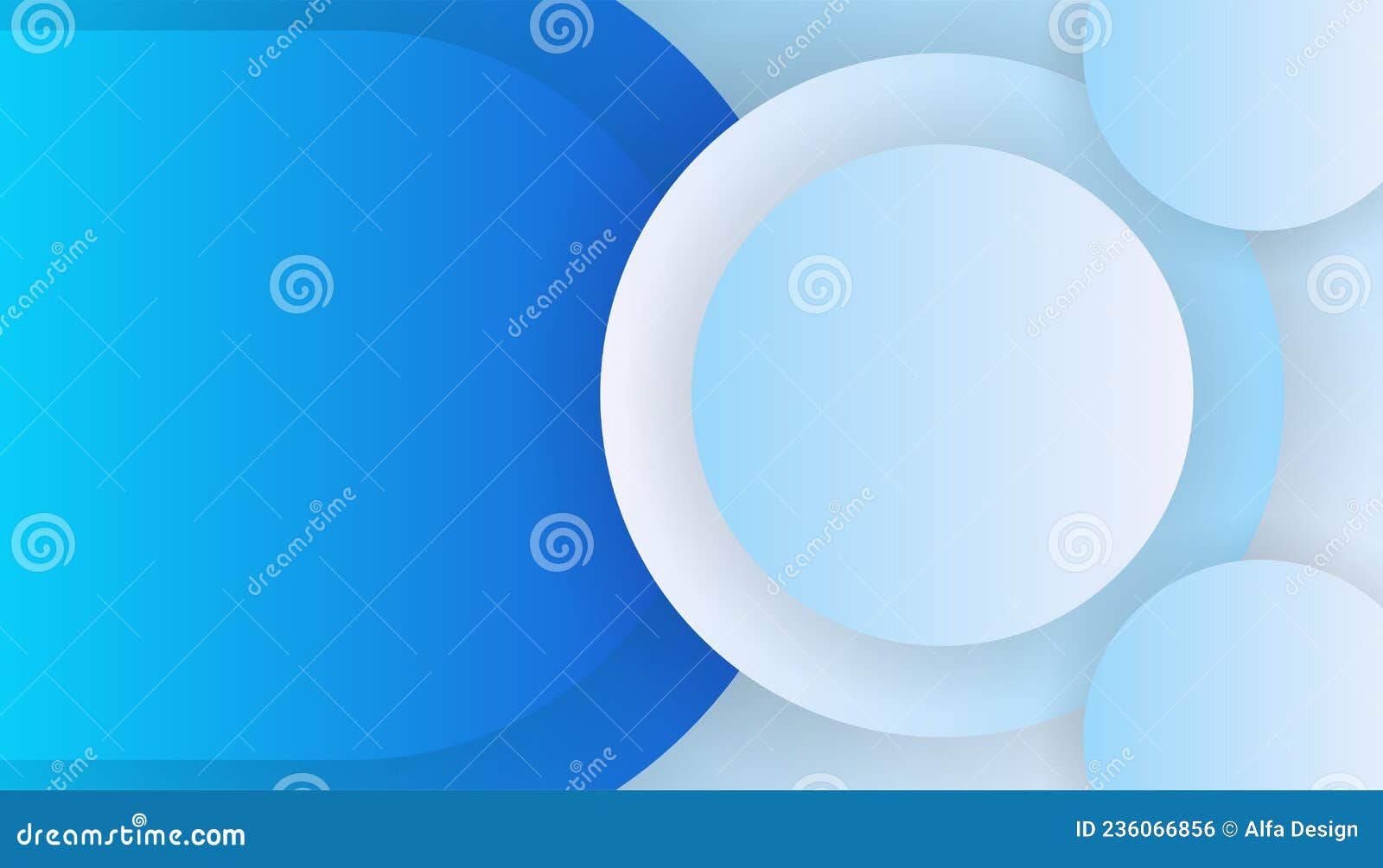 Paper Layer Circle Blue Abstract Background Curves And Lines Use For