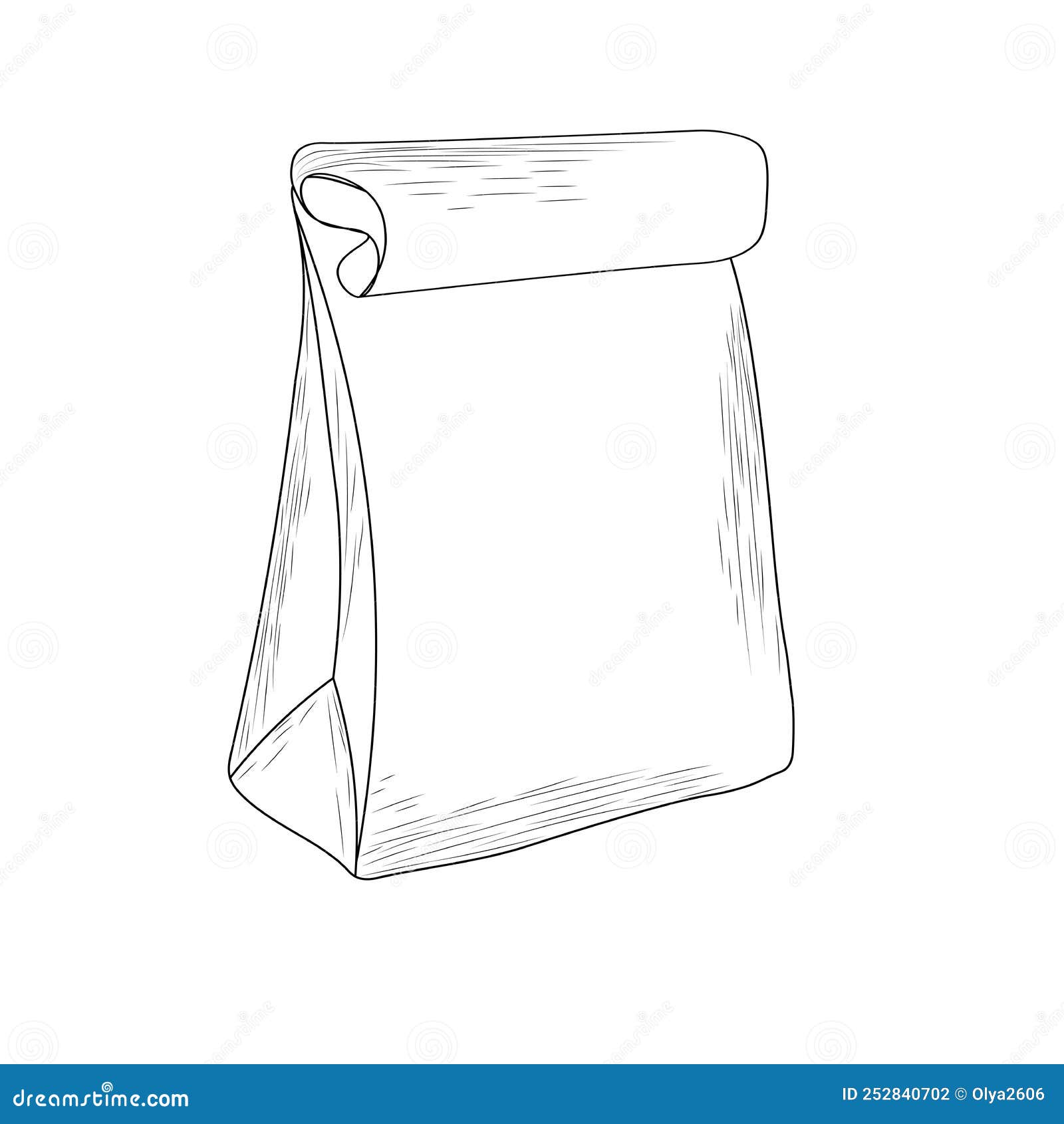 Paper shopping bag sketch Stock Vector Image & Art - Alamy