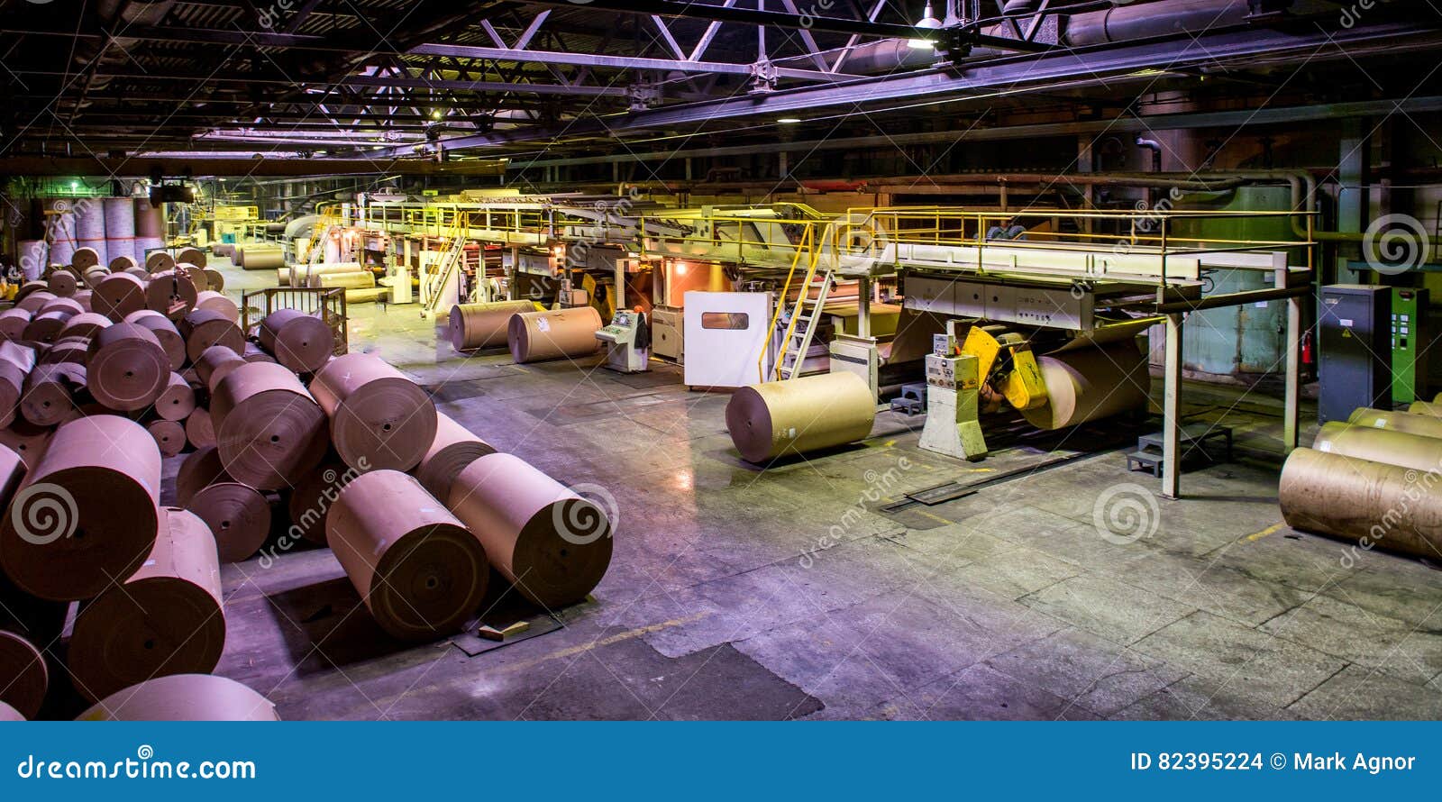 Paper mill factory stock photo. Image of dried, power 82395224