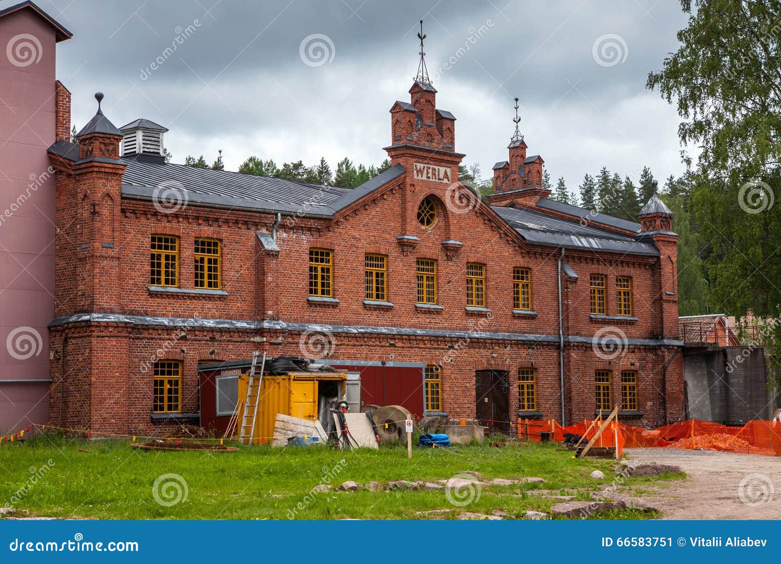 Paper Mill Museum Werla (Verla) at Reconstruction. Finland Editorial ...