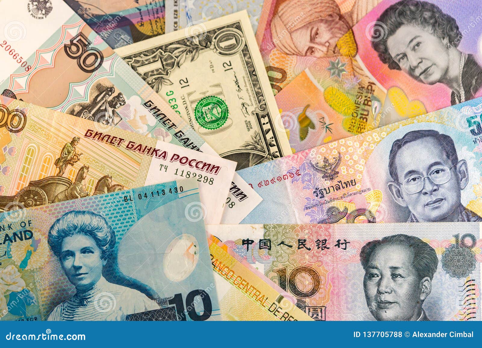 Paper Money From Around The World Editorial Stock Photo - Image of australian, payout: 137705788