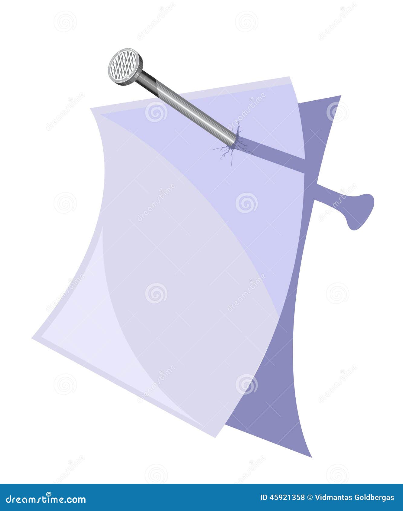 Paper stock illustration. Illustration of paper, shadow 45921358