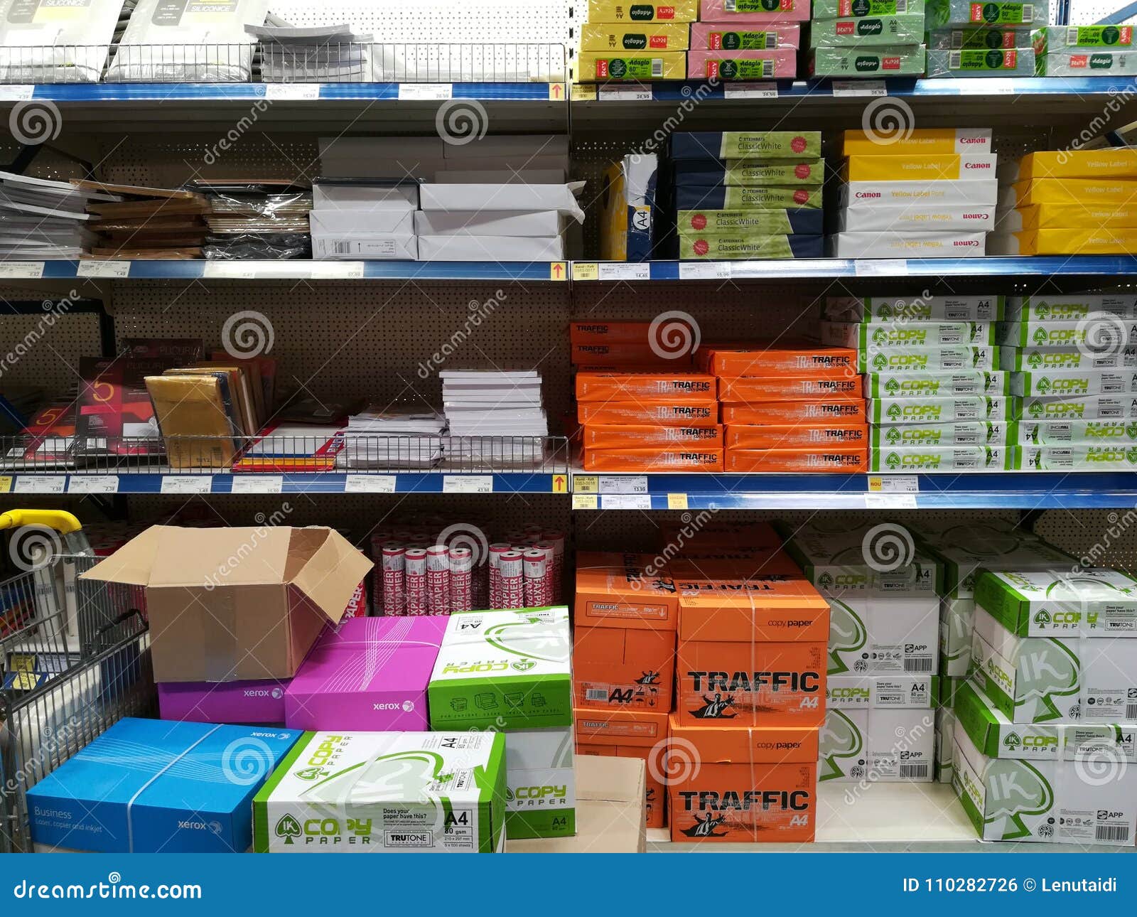 A4 Paper Packages and Stationery Editorial Photo Image of layout