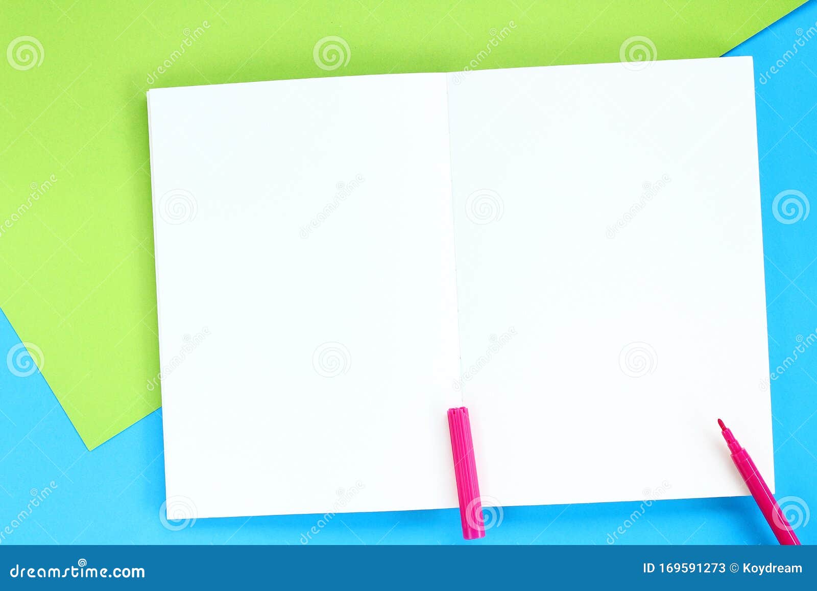Paper and Pen Color for Writing Stock Image - Image of color, background:  169591273