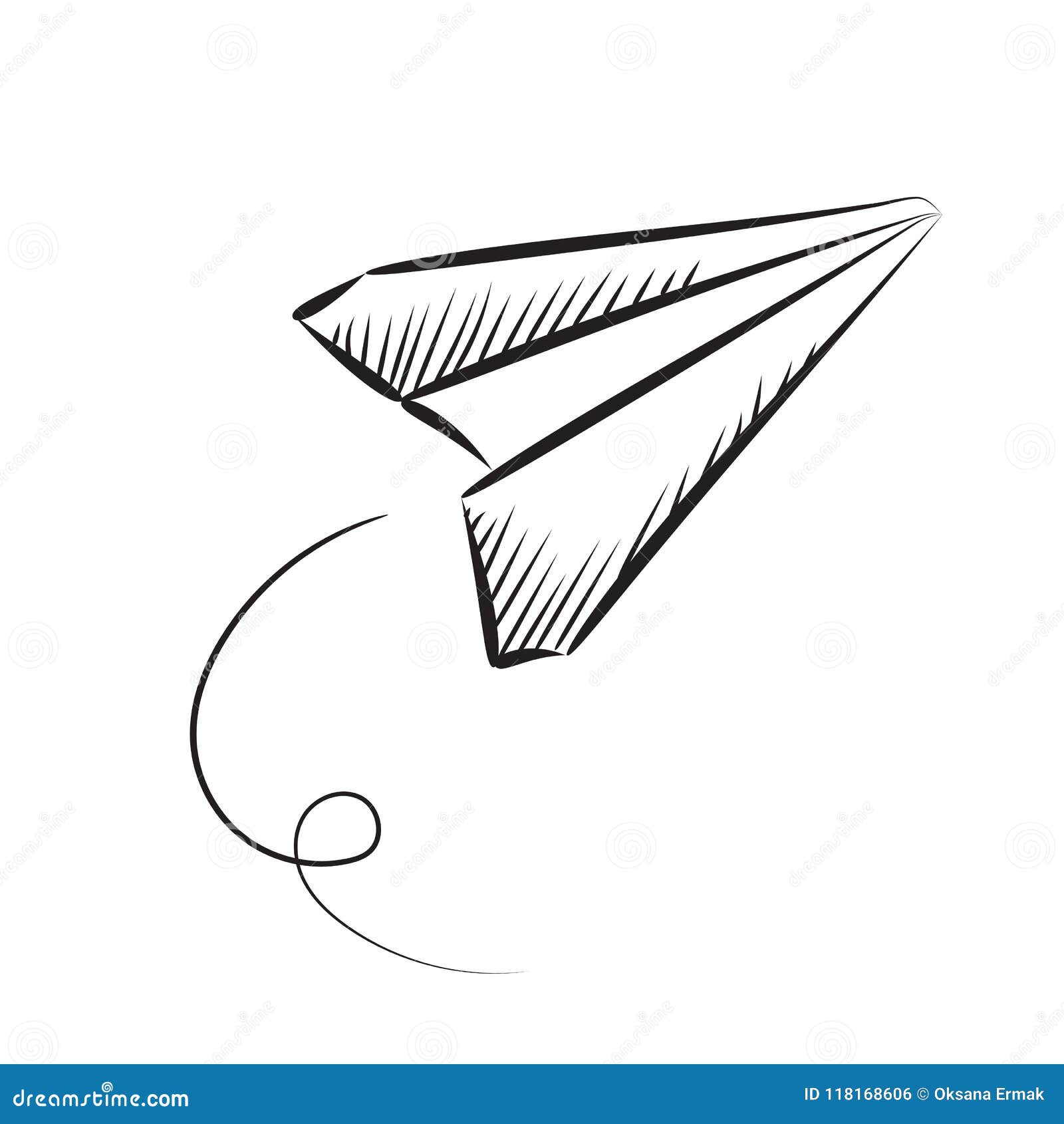 Paper Airplane Drawing, PNG, 1000x524px, Airplane, Black, Blackandwhite,  Drawing, Flight Download Free