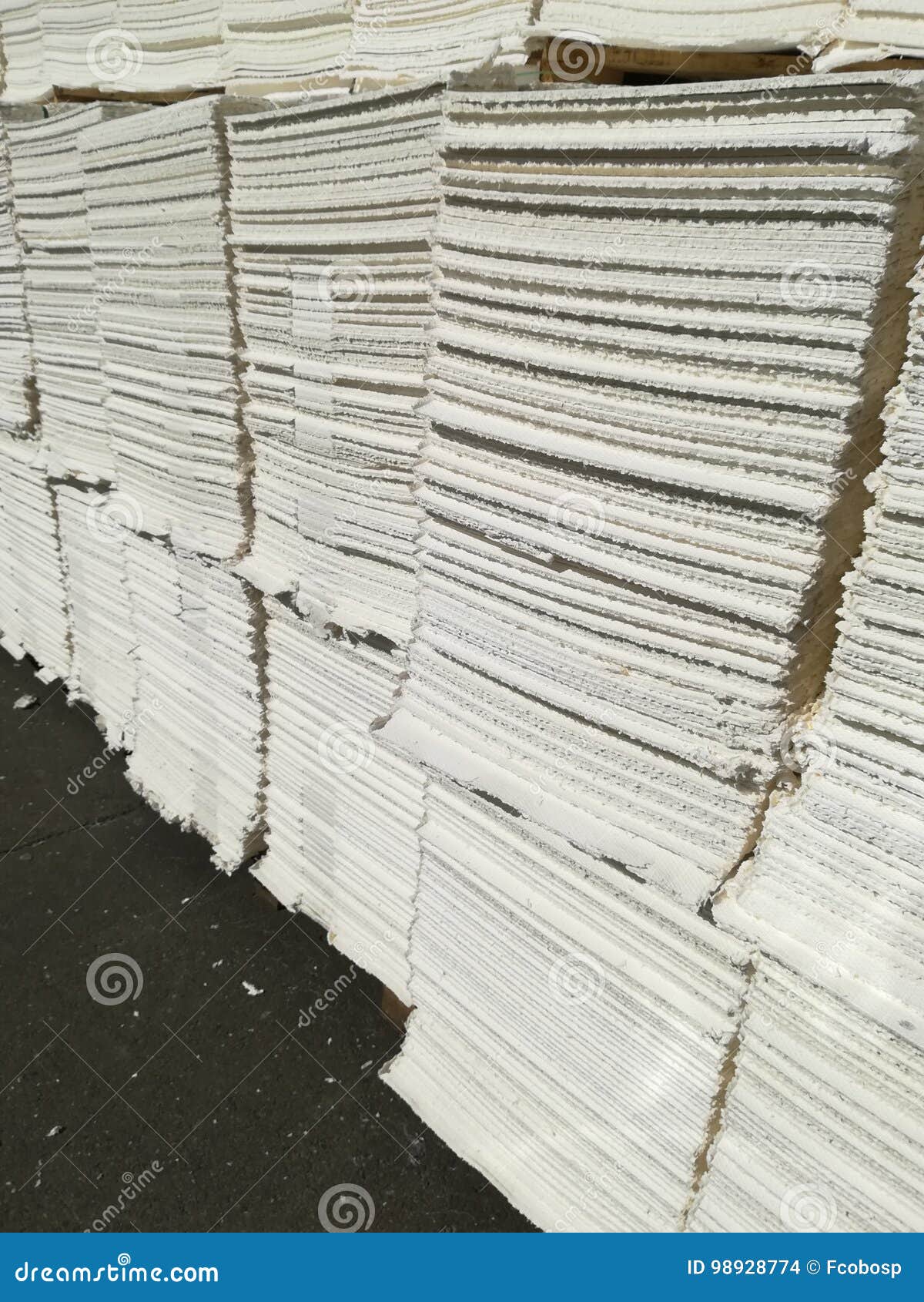 Paper Pulp for the Paper Industry, Raw Paper. Stock Photo Image of