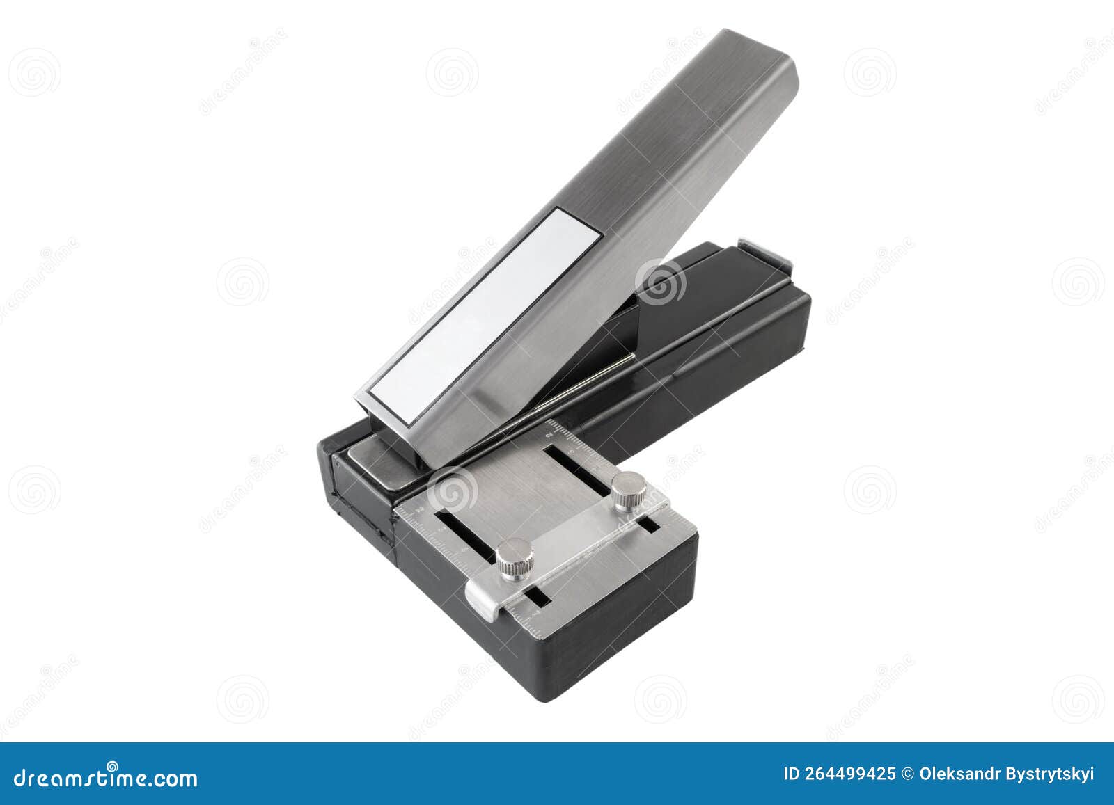 Paper Puncher, Binder on Isolated White Stock Image - Image of work,  office: 264499425