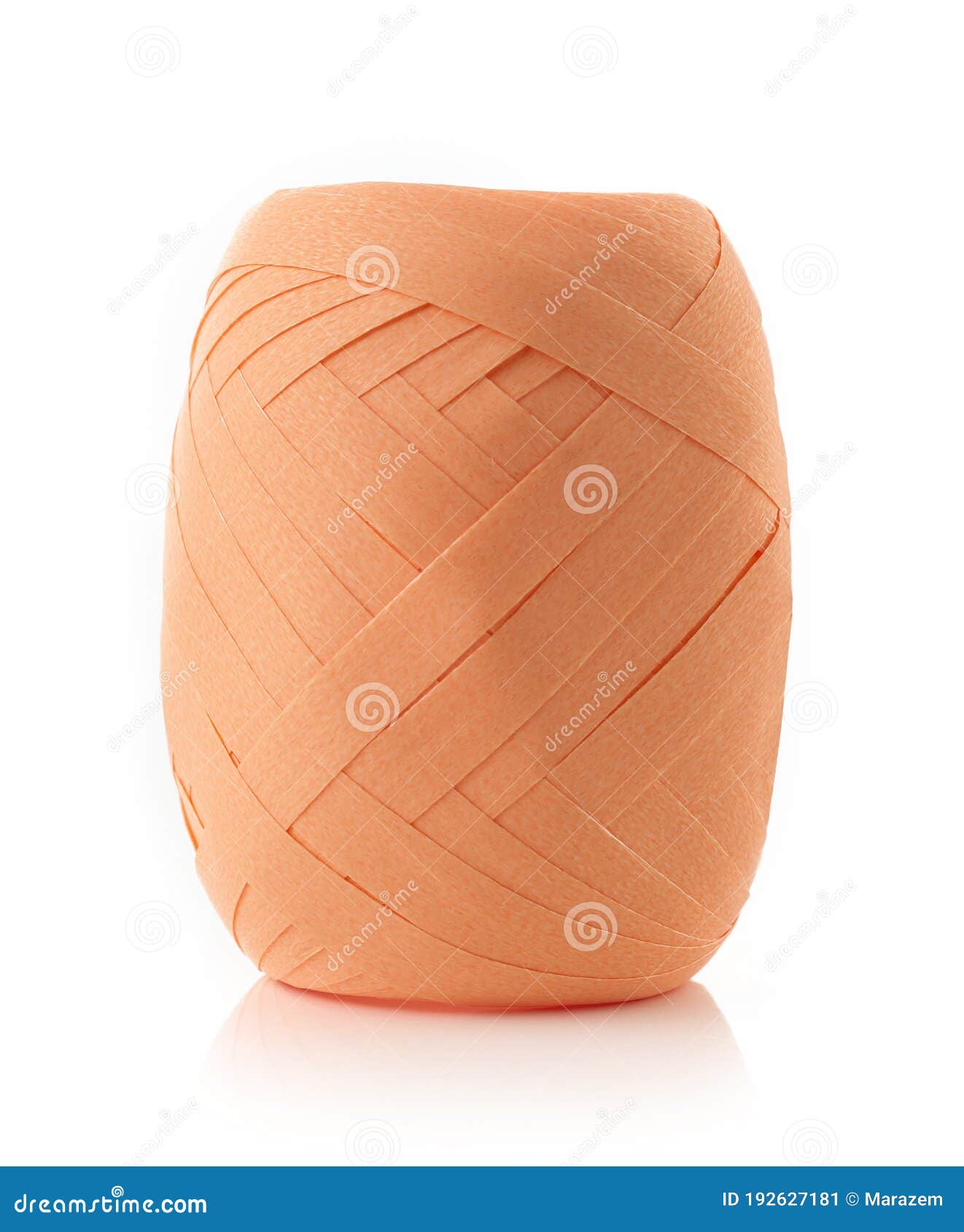 Paper ribbon roll isolated stock image. Image of rough 192627181
