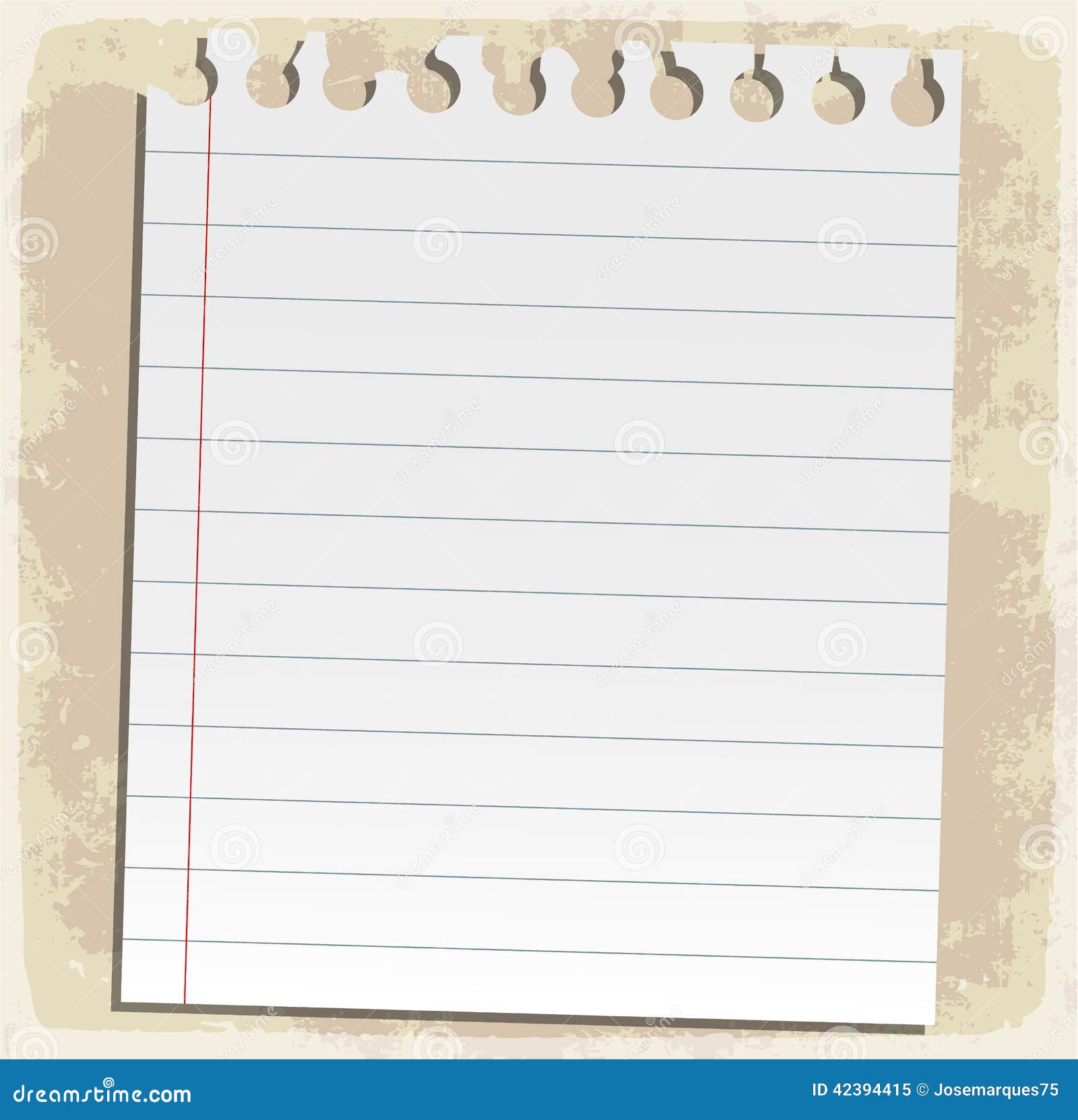 paper sheets lined paper and note paper stock vector lined letter paper
