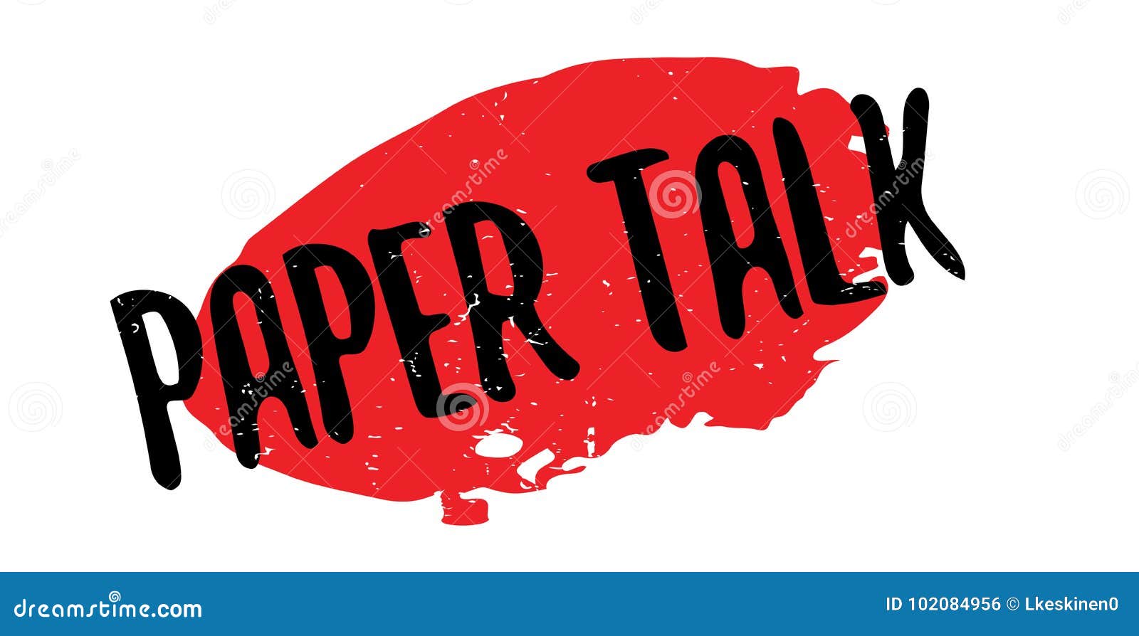 Paper Talk rubber stamp stock vector. Illustration of rubbish 102084956