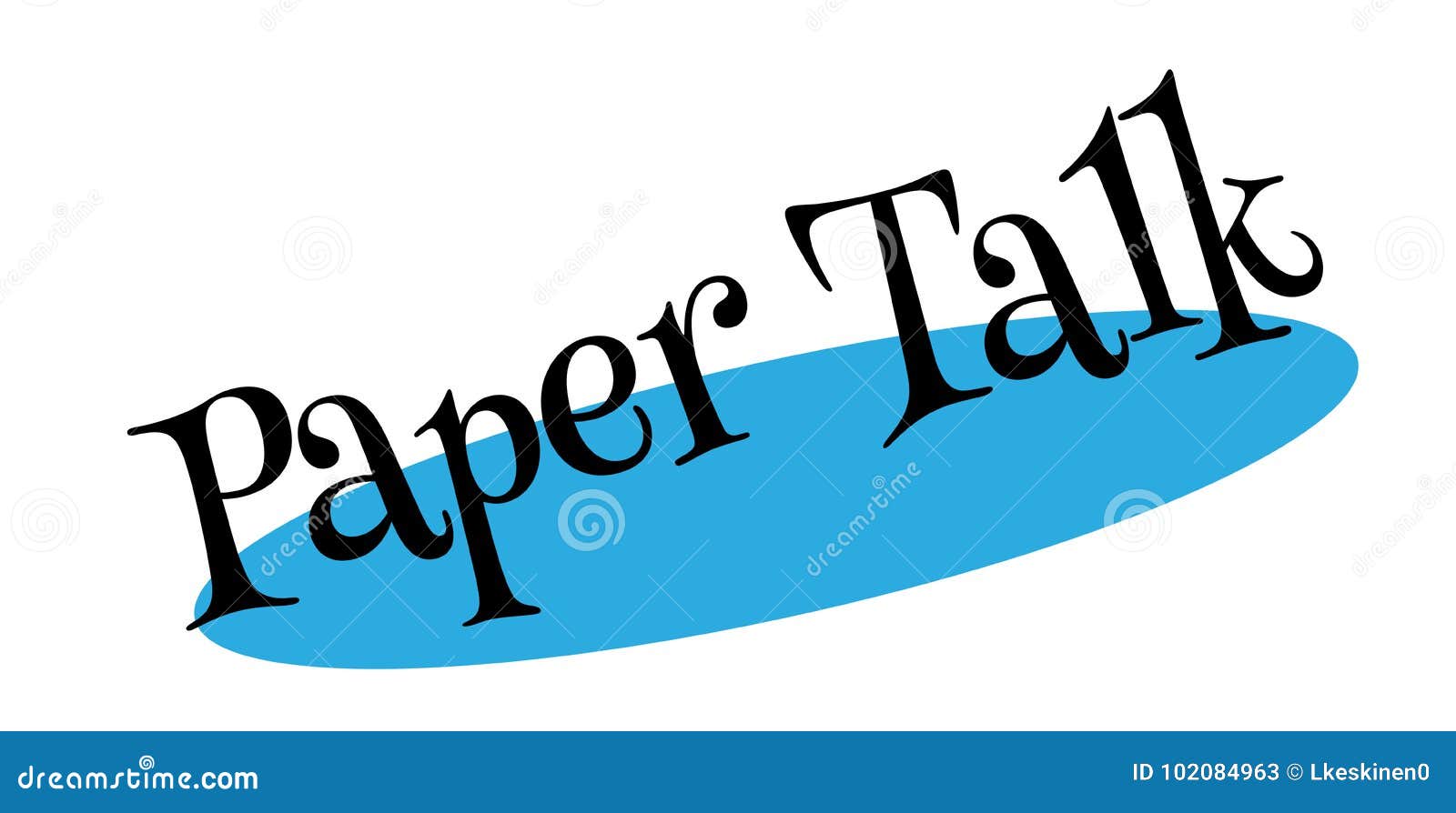 Paper Talk rubber stamp stock vector. Illustration of fabrication