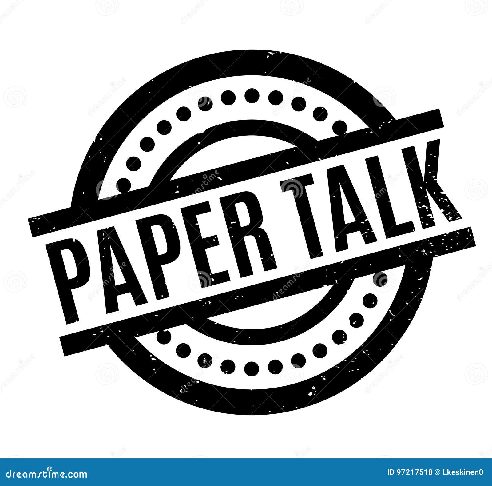 Paper Talk rubber stamp stock vector. Illustration of header 97217518