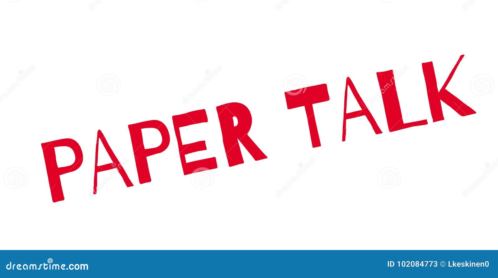Paper Talk rubber stamp stock vector. Illustration of exclusive 102084773
