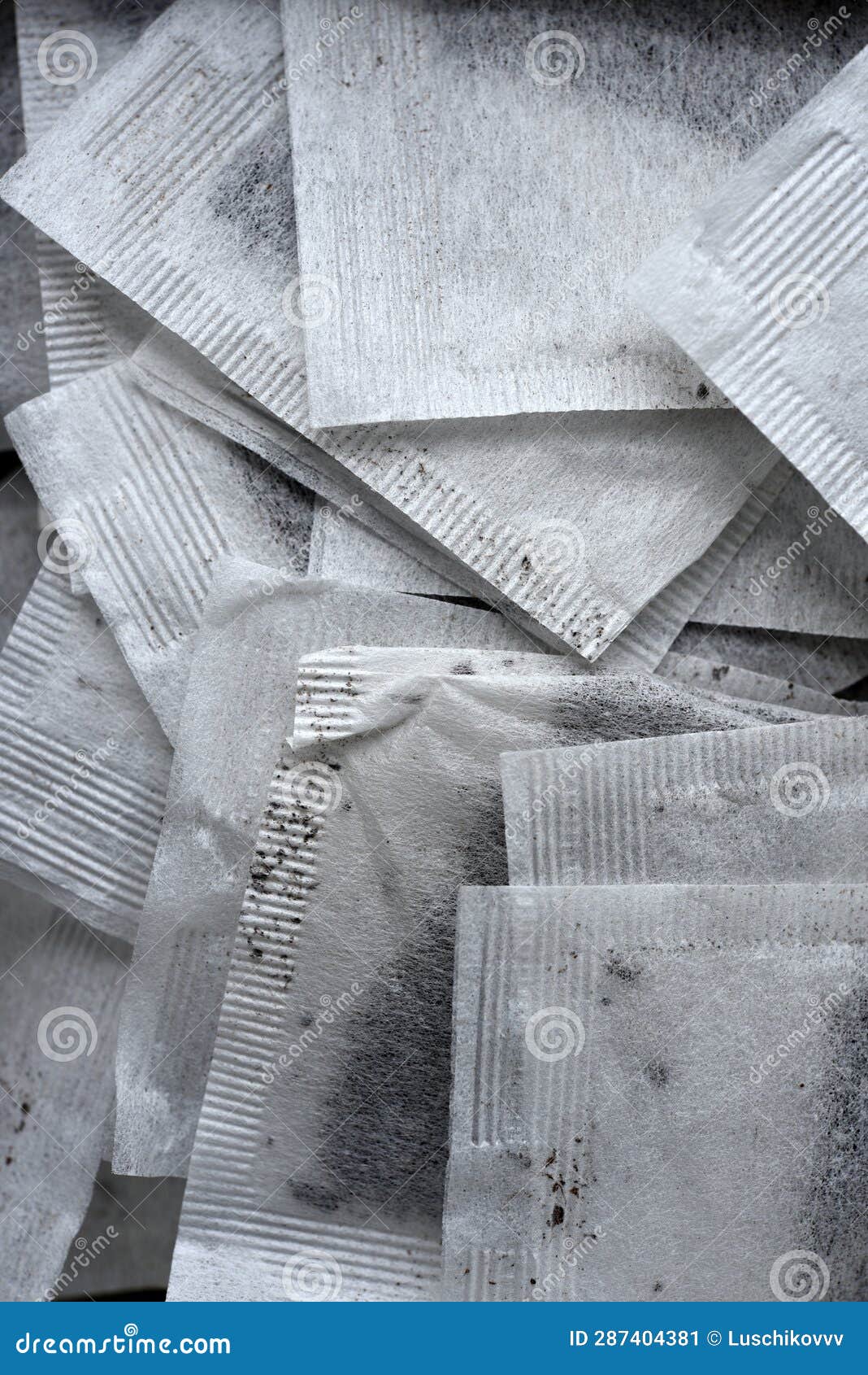 Paper Tea Bags. Dry Tea for Brewing Stock Image Image of nature