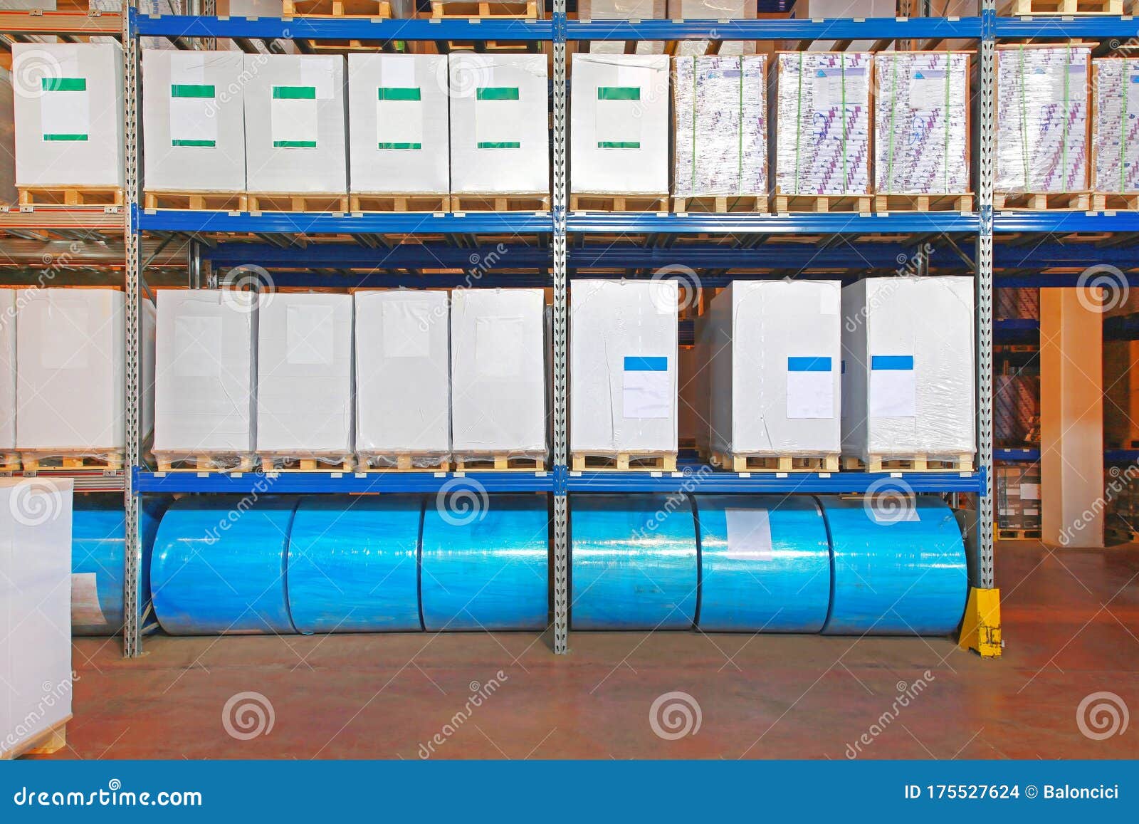 Paper Warehouse stock photo. Image of business, shelf 175527624