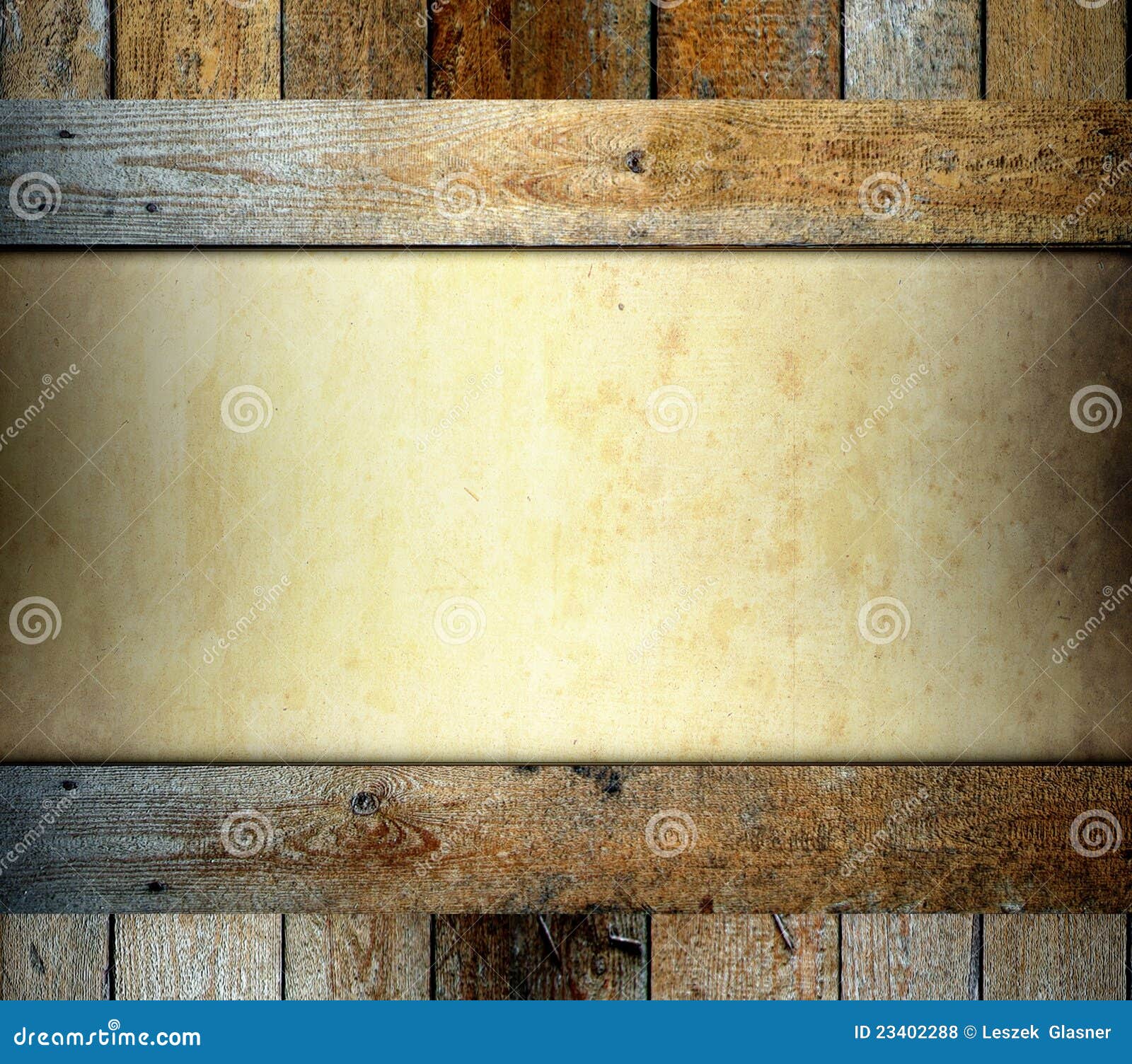 Paper on wood background stock illustration. Illustration of background