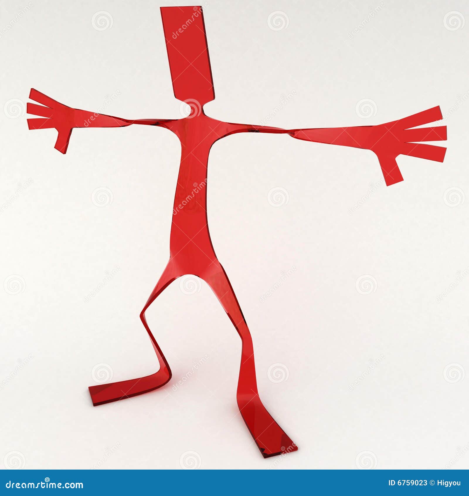Paperman, Red Glass stock illustration. Illustration of symbolizing
