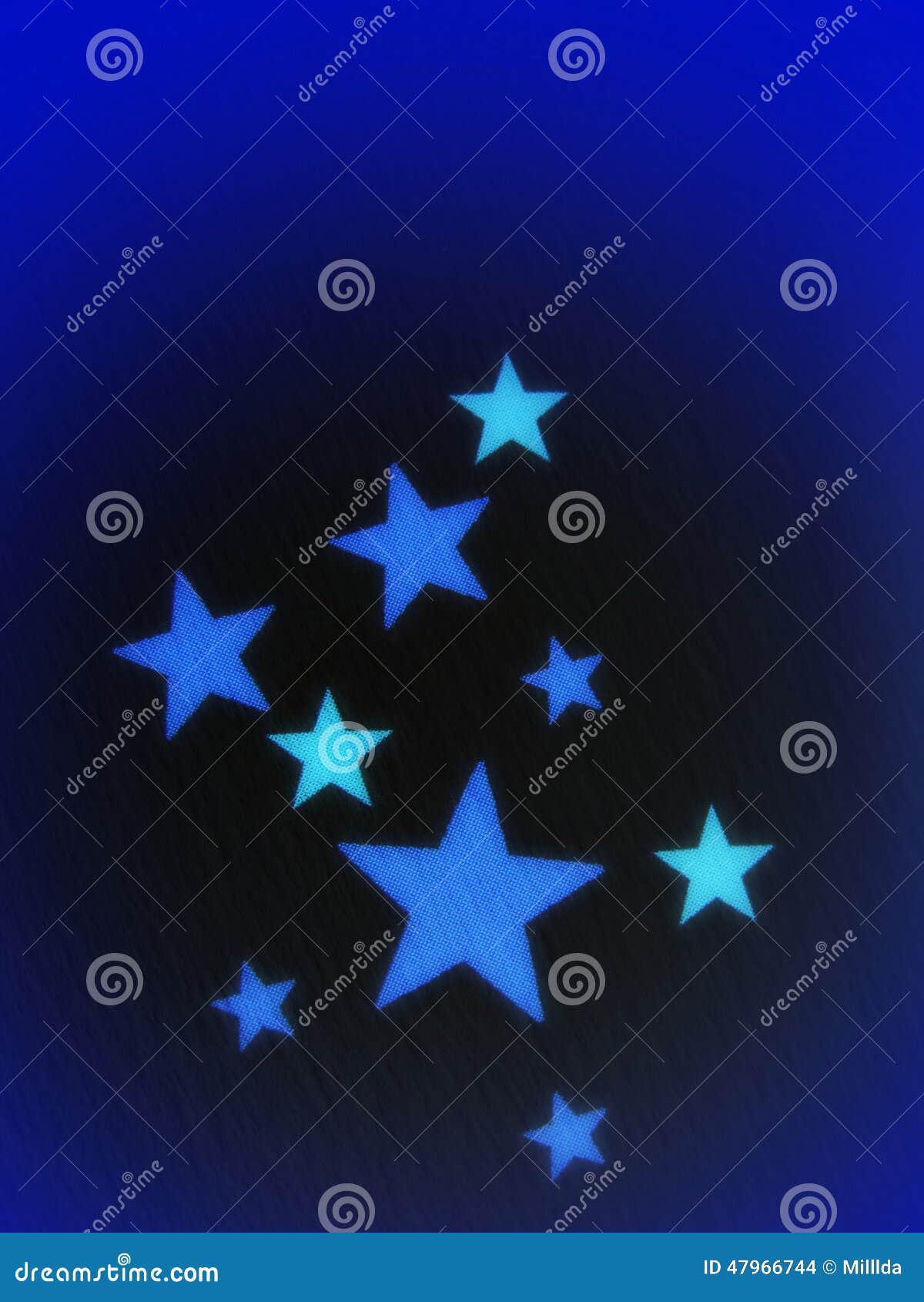 Papier Mit Blauen Sternen Stockfoto Bild Von Sterne
