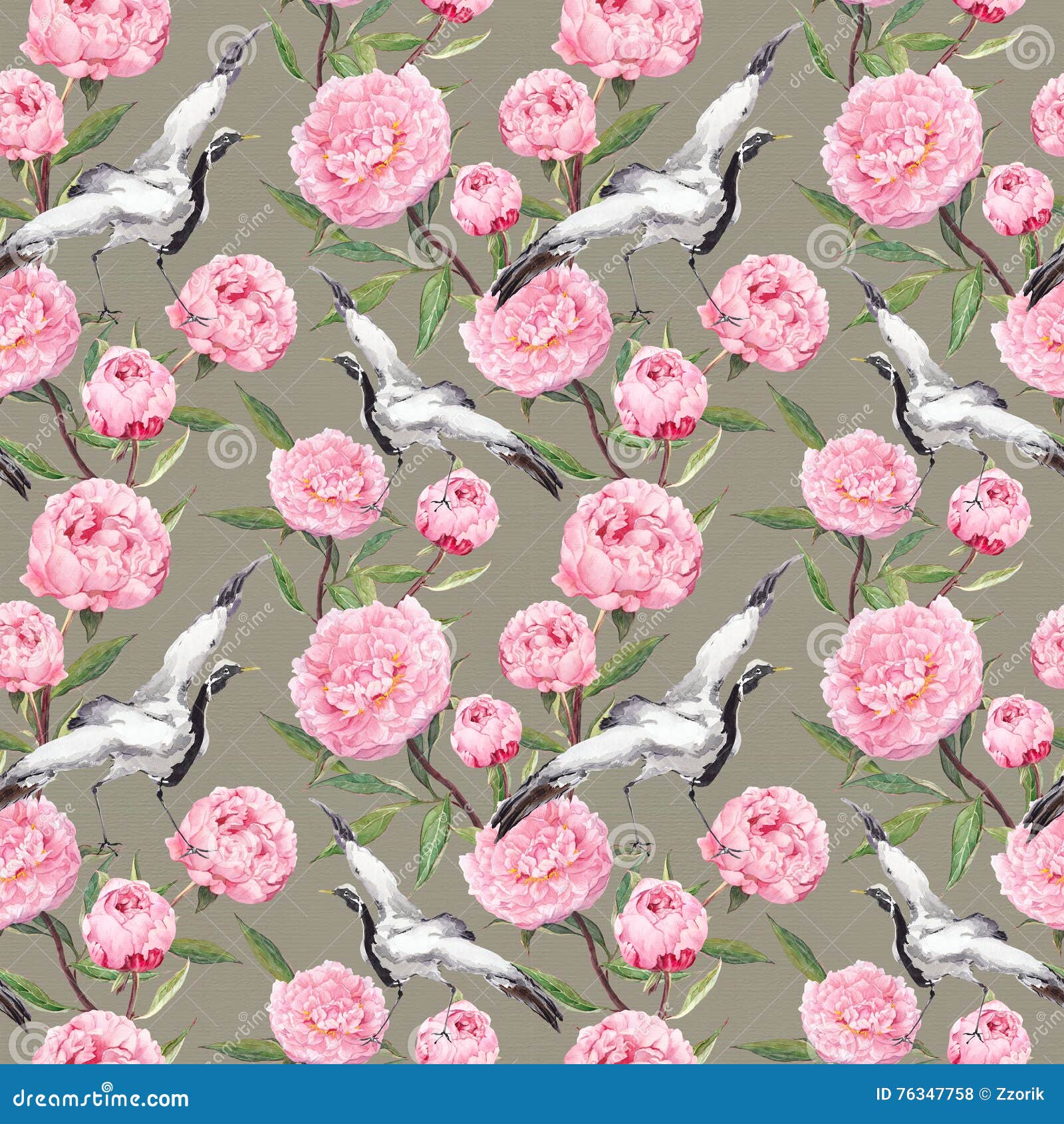 Télécharger gratuitement Images Papier Peint Sans Couture Les Oiseaux Blancs De Grue Dansent dernière salutations