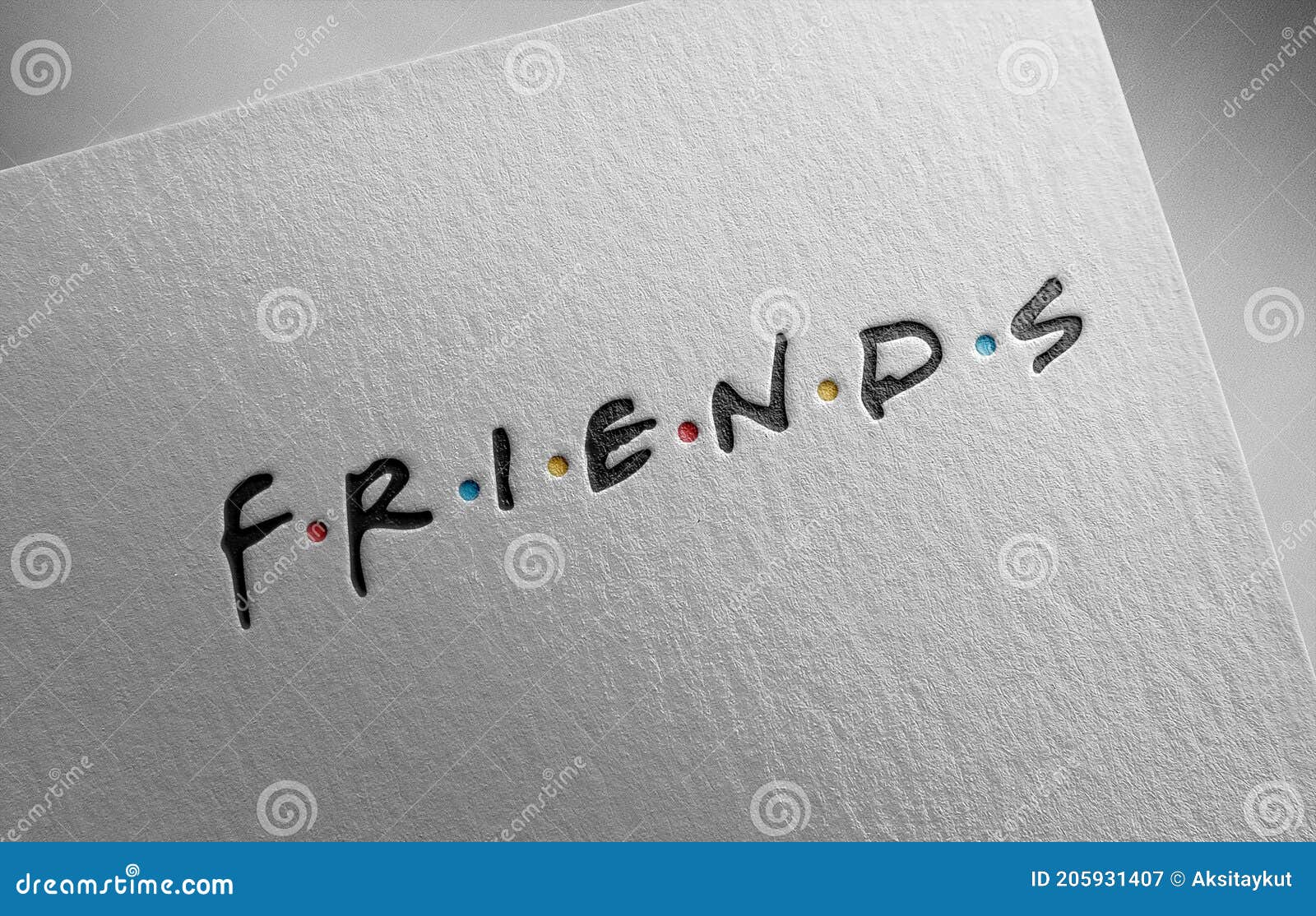 Papierbeschaffenheit Friends1 Auf Redaktionelles Stockfotografie - Bild von  kran, verbindung: 205931407