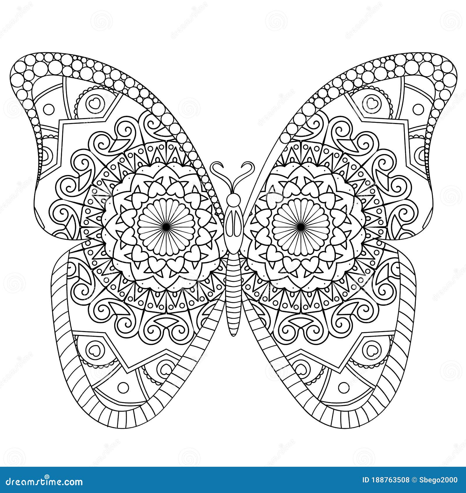 PAPILLONS - COLORIAGES ANTI-STRESS