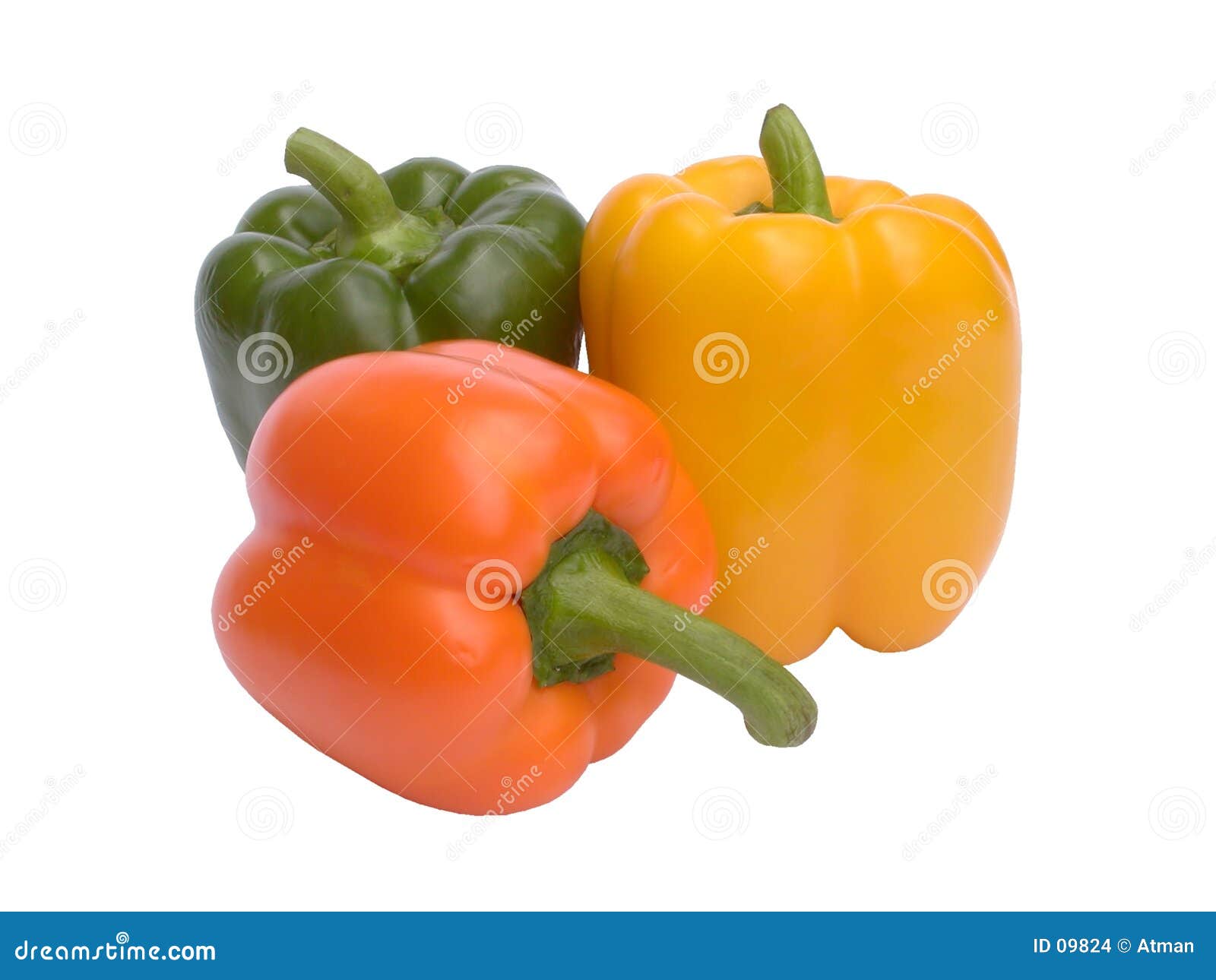 Paprika photo stock. Image du jaune, manger, isolement, légumes 9824