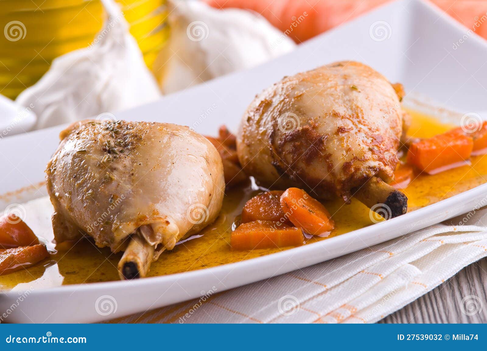 Paprika Chicken Drumsticks. Stock Photo Image of appetizing, chicken