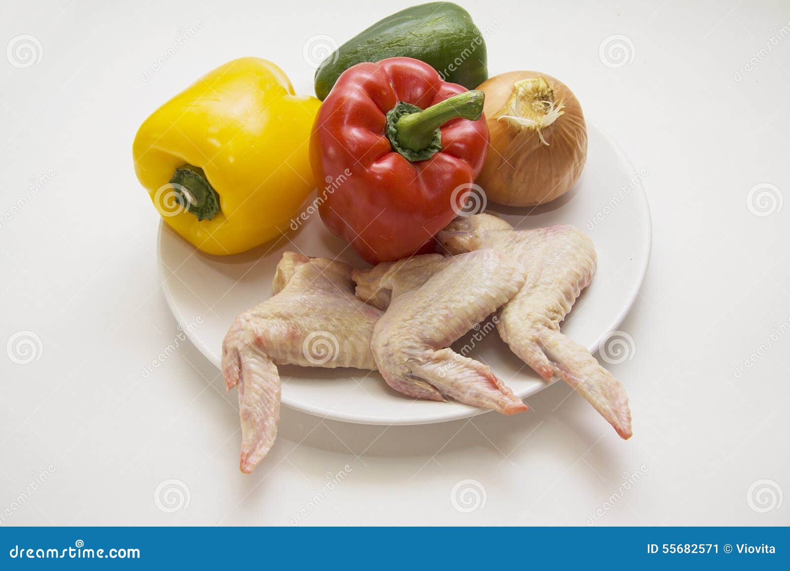 Paprika and chicken wings stock image. Image of cook 55682571