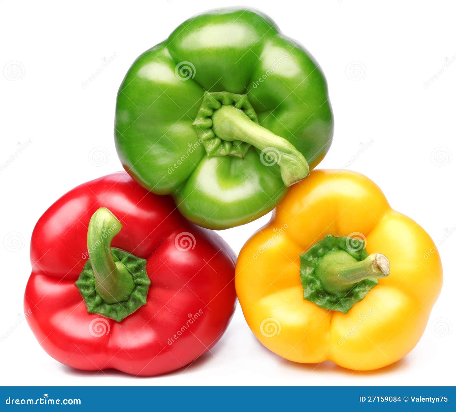 Paprika drie kleuren. stock foto. Image of pijnboom, vers 27159084