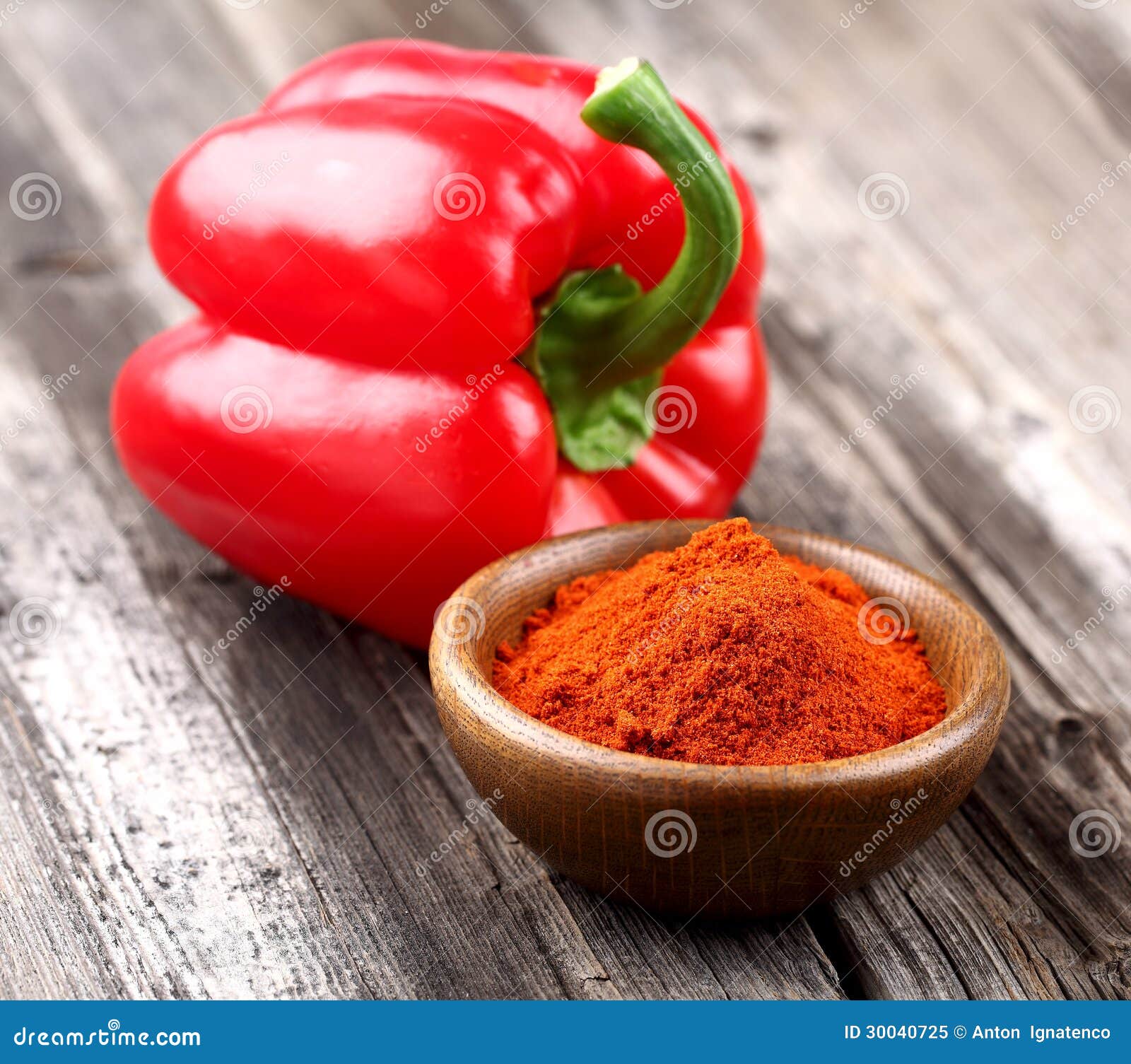 Paprika with fresh pepper stock image. Image of chili 30040725
