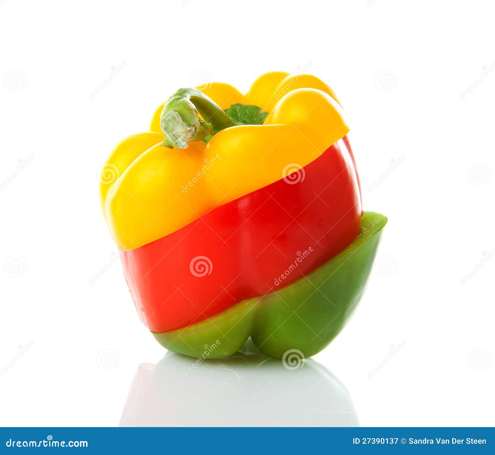 Paprika Made Out of Mixed Colorful Slices Stock Image Image of sliced, slices 27390137