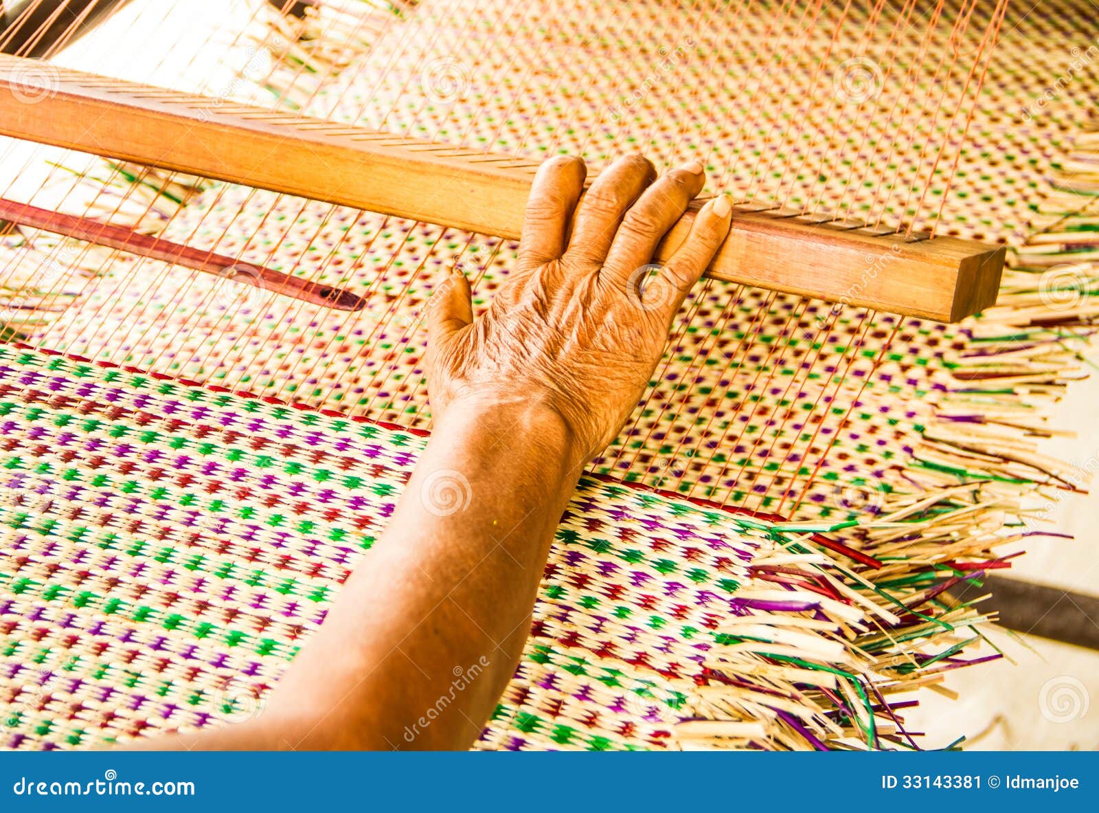 Papyrus Mat Making Stock Image Image 33143381