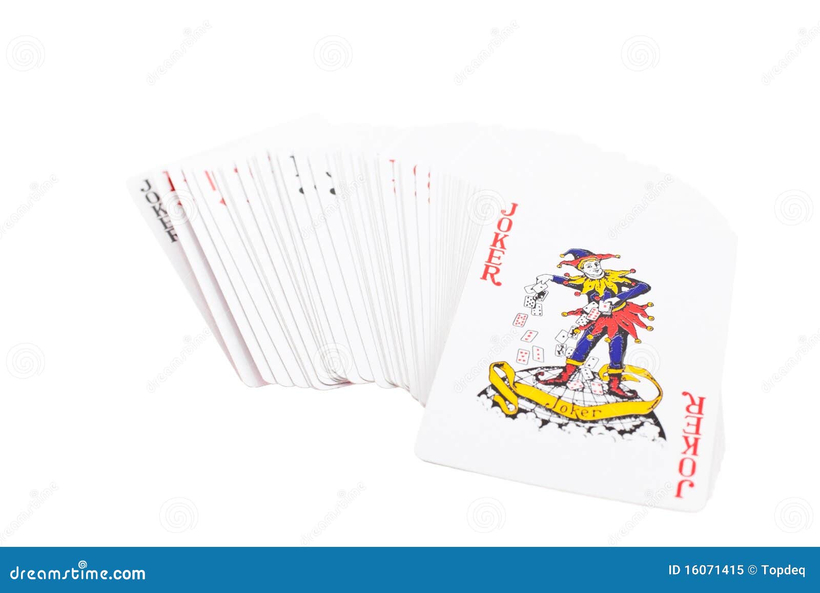 Paquet des cartes de jeu image stock. Image du cartes 16071415