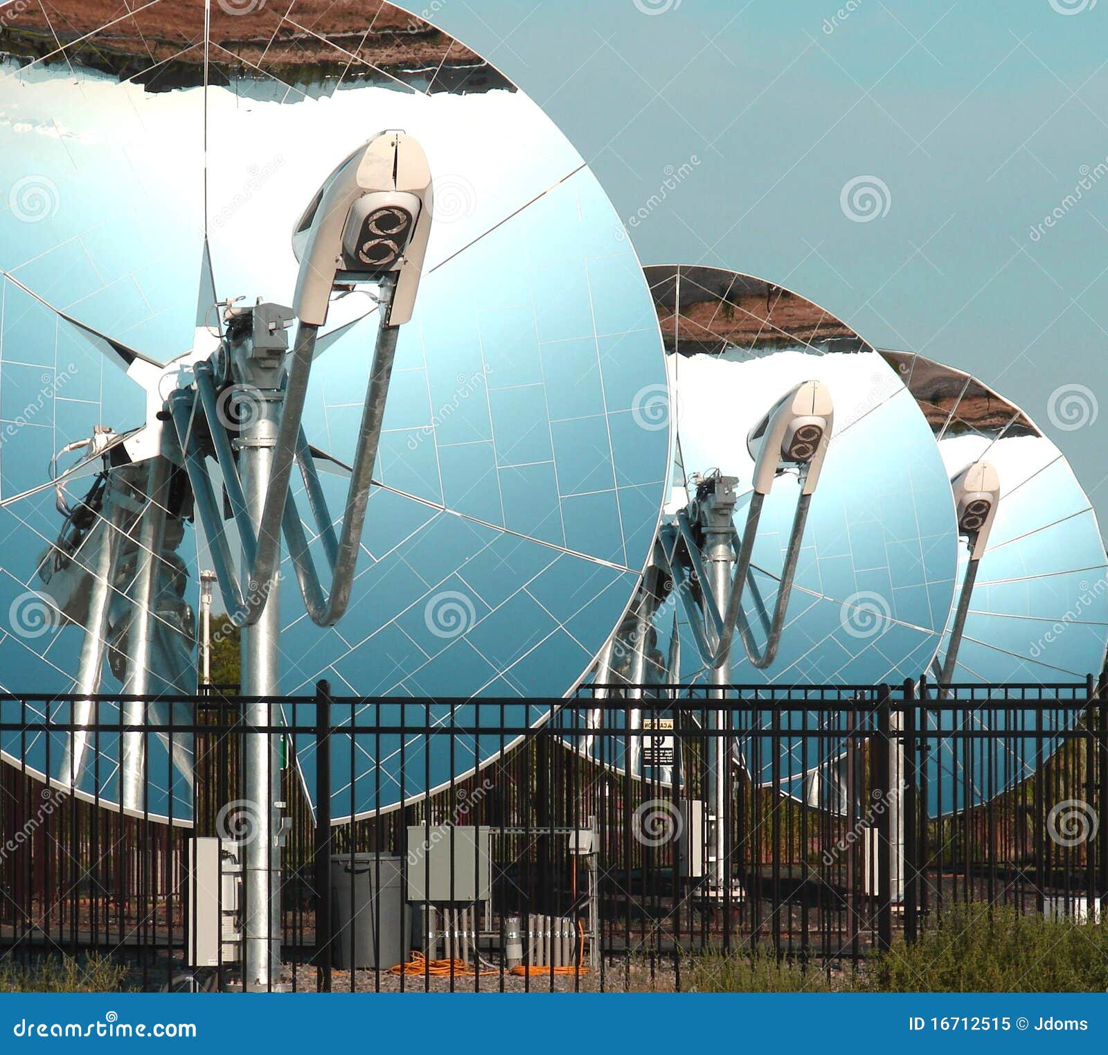 parabolic dish solar collectors