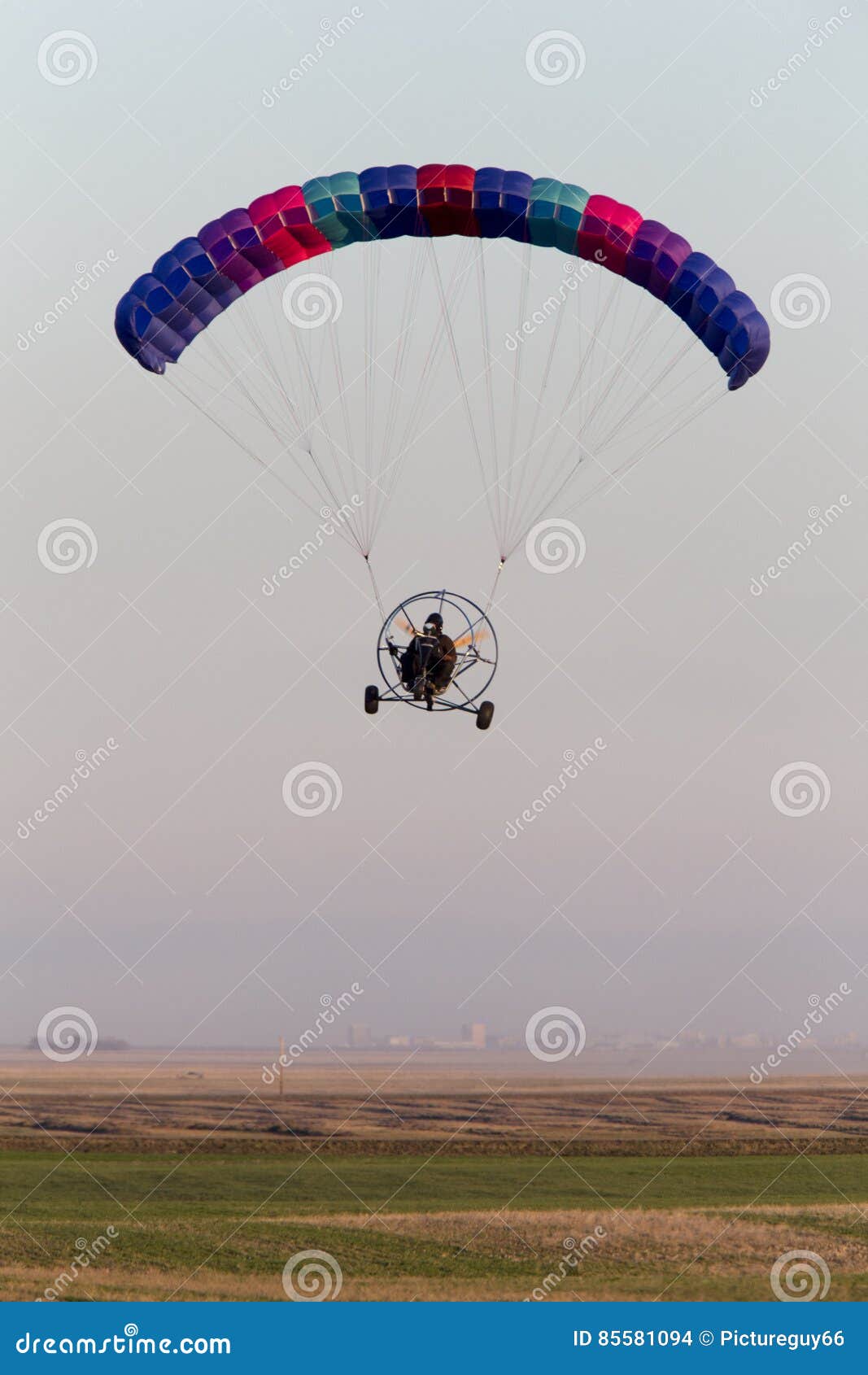 Parachute Glider Ultrta Light Stock Photo Image of pilot, aviation
