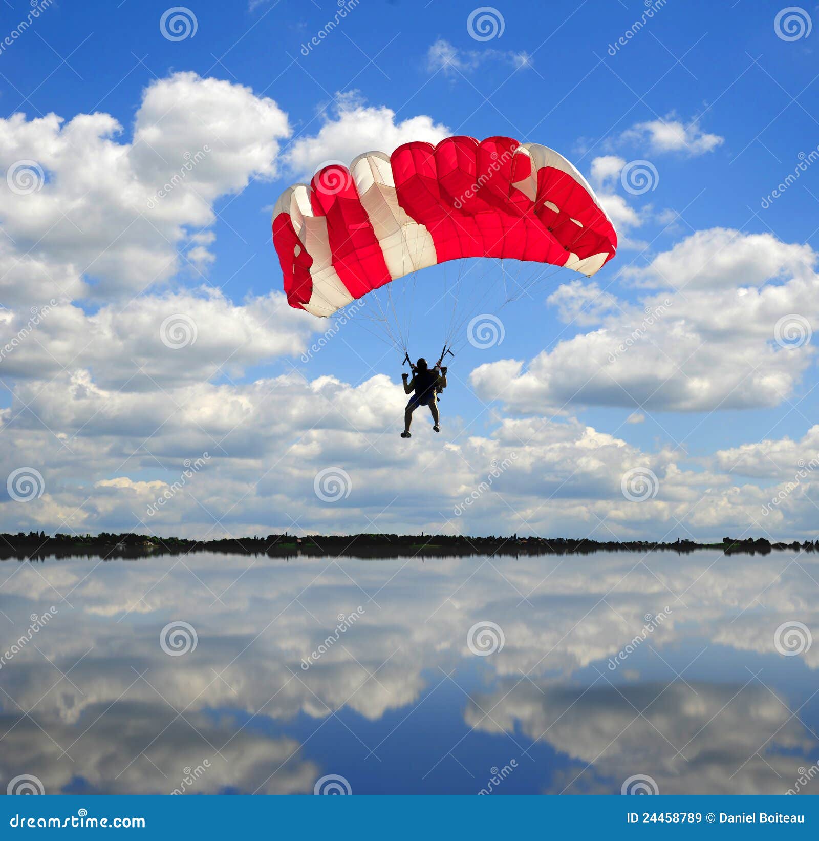 parachute landing