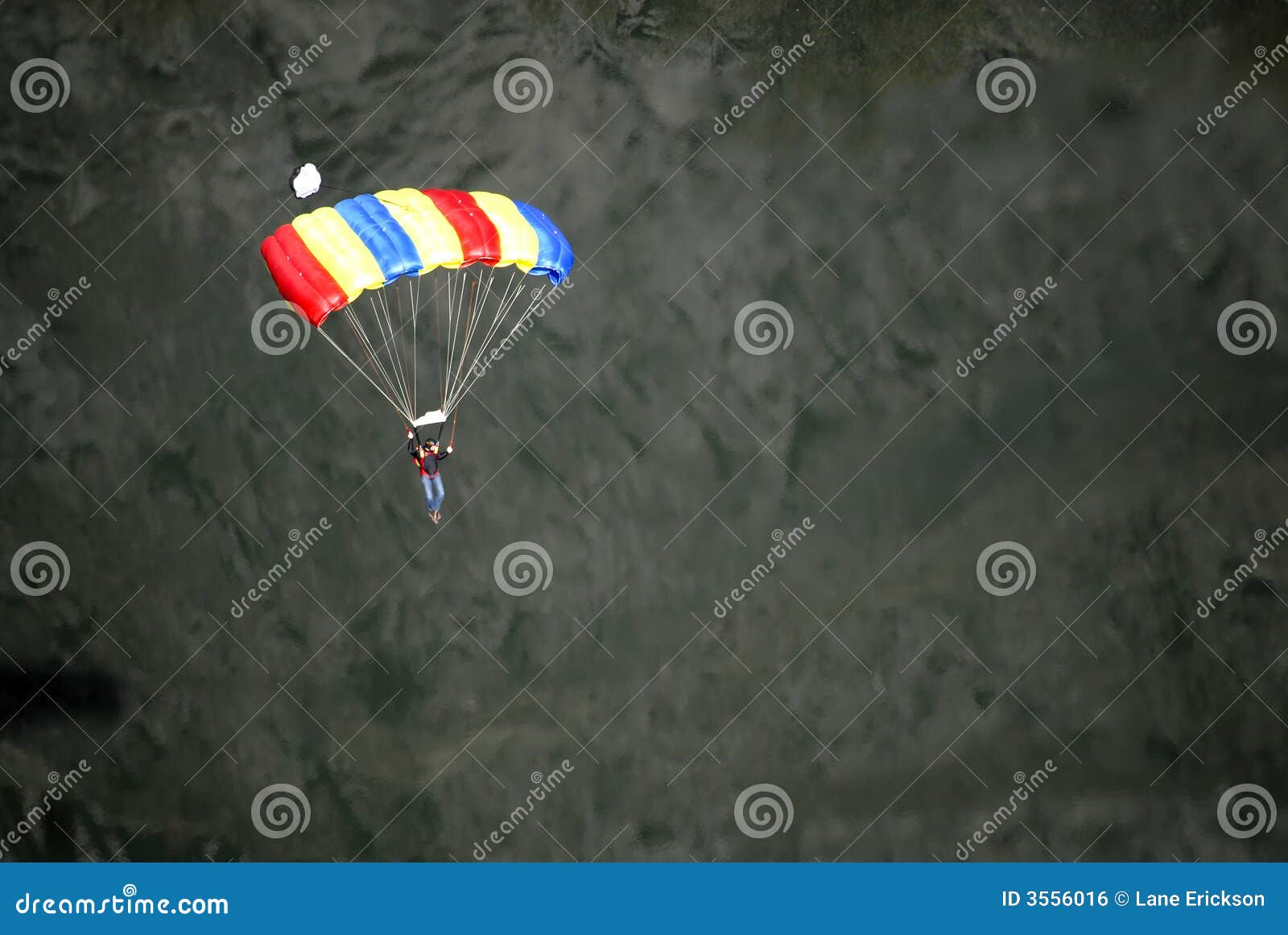 Parachute and Person stock photo. Image of enthusiasm 3556016