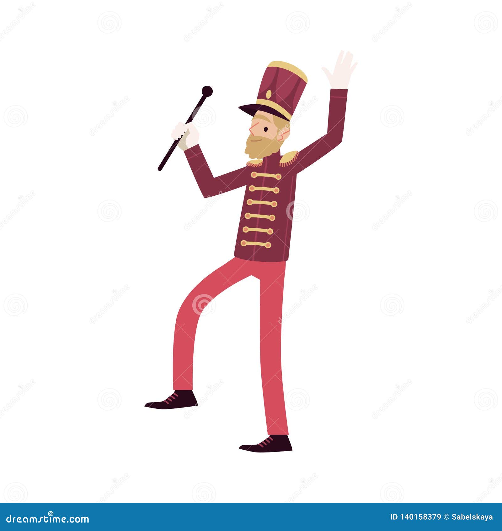 Featured image of post Cartoon Marching Band Hat Set of marching band cartoon icon design template with various models