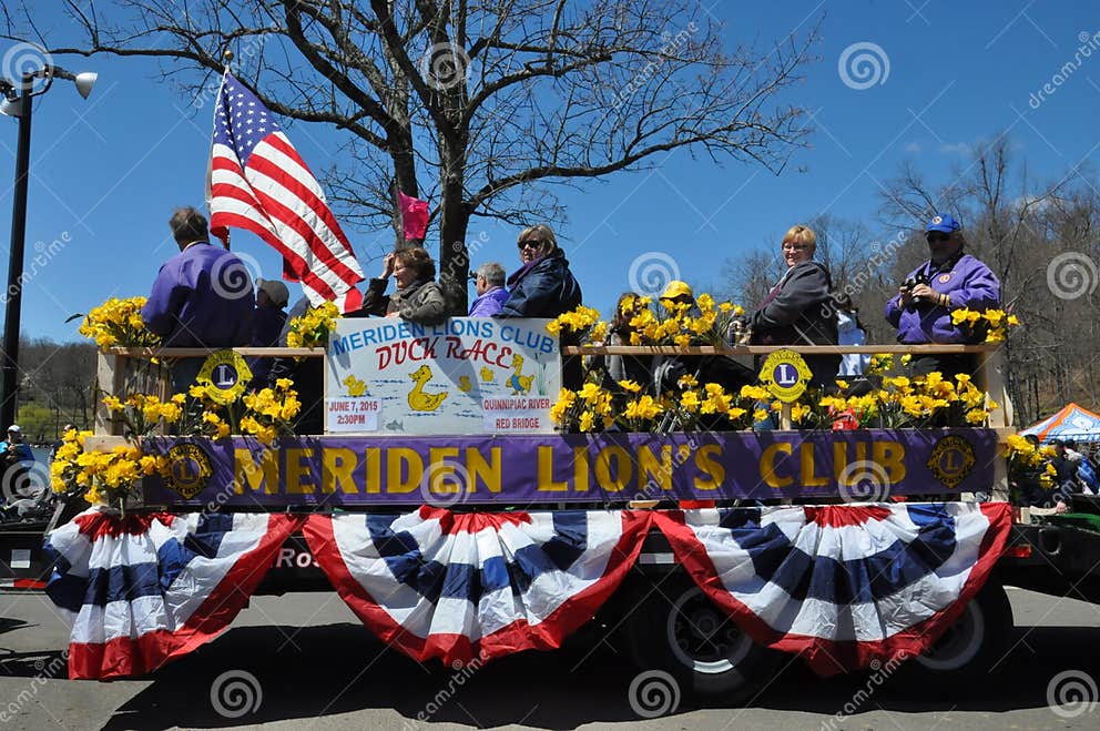 Parade at the 37th Annual Daffodil Festival in Meriden, Connecticut
