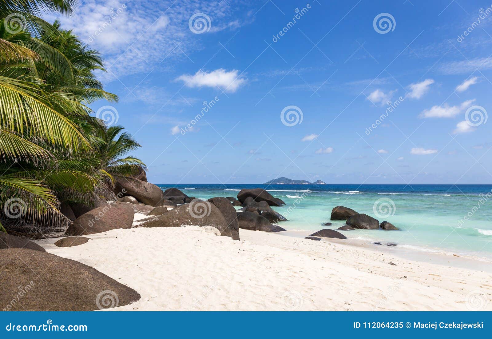 paradise beach on silhouette island, seychelles