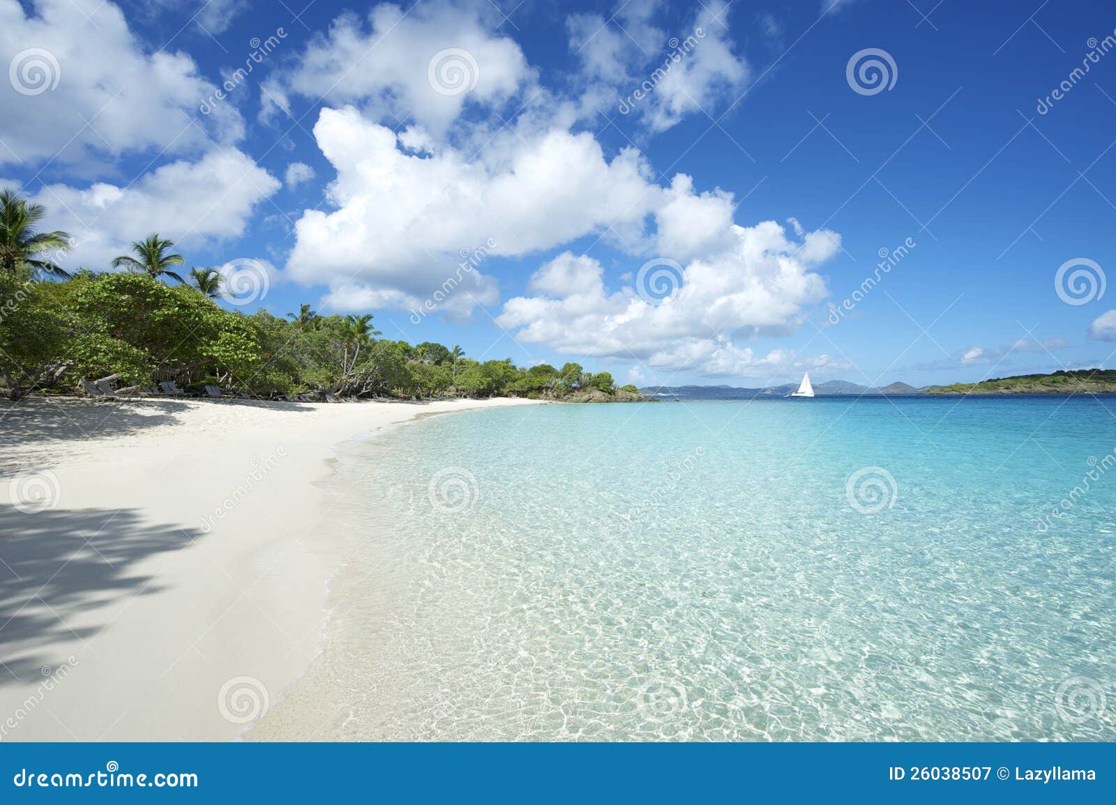 paradise caribbean beach virgin islands horizontal
