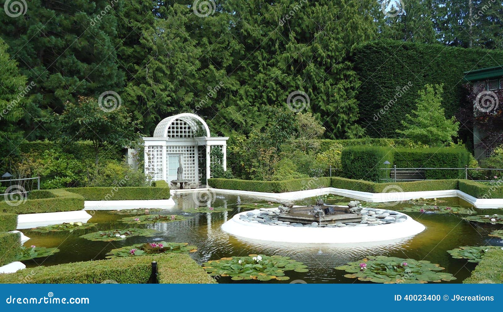 Paradise Gardens Stock Photo Image Of Gardens Water 40023400