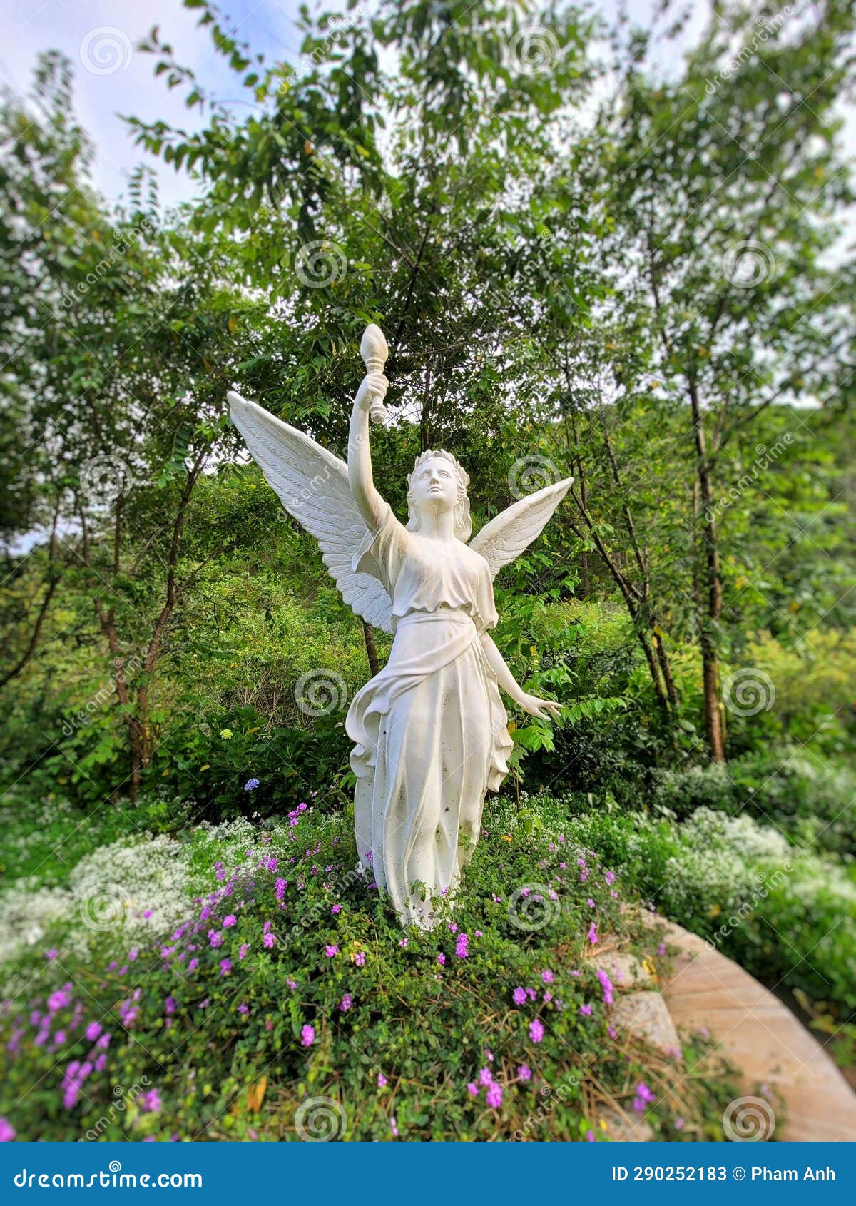 paradise park, dalat city, vietnam. famous tourist city with temperate climate in a tropical country