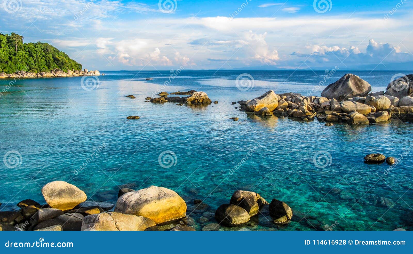 paradise at perhentian island pulau besar, malaysia