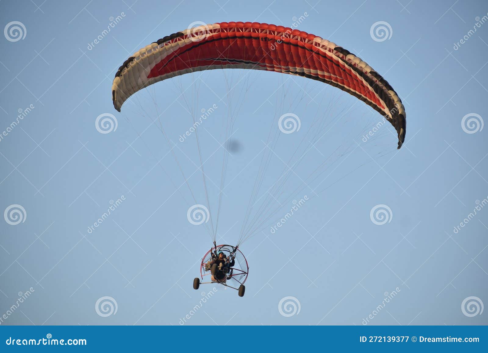 Paragliding Sky Flying Machine Stock Image Image of adventure, wing