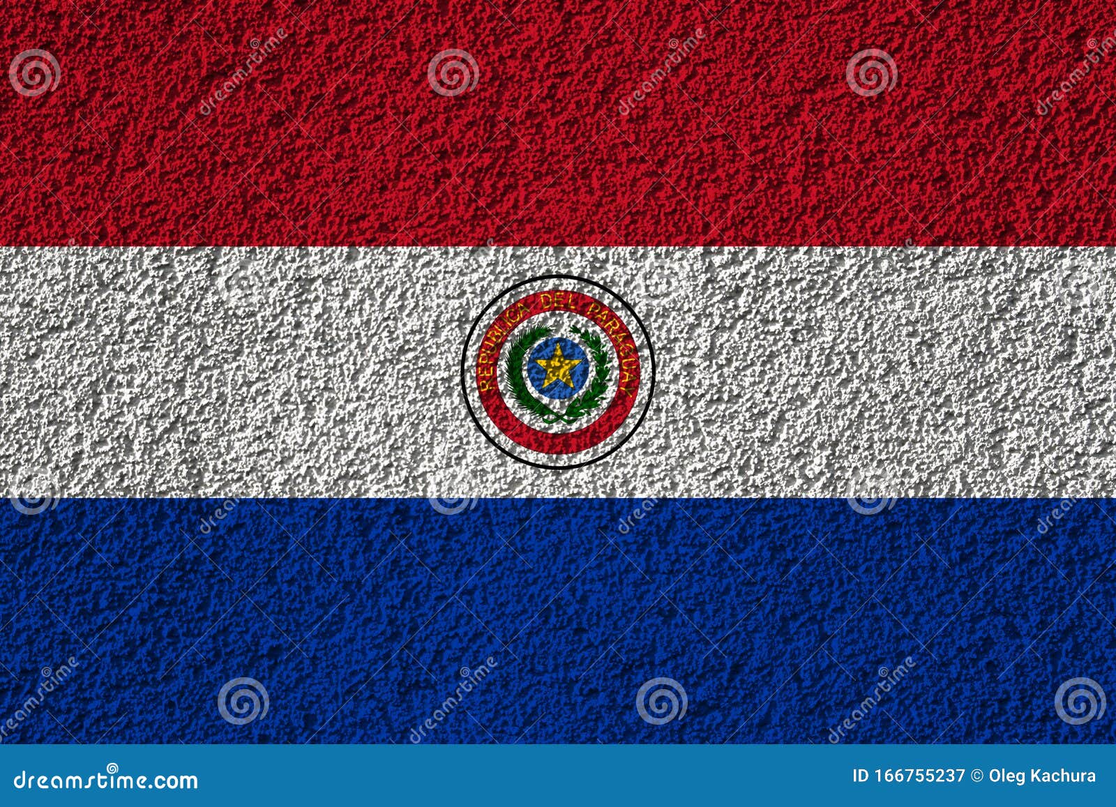 paraguai flag on the background texture. concept for er solutions