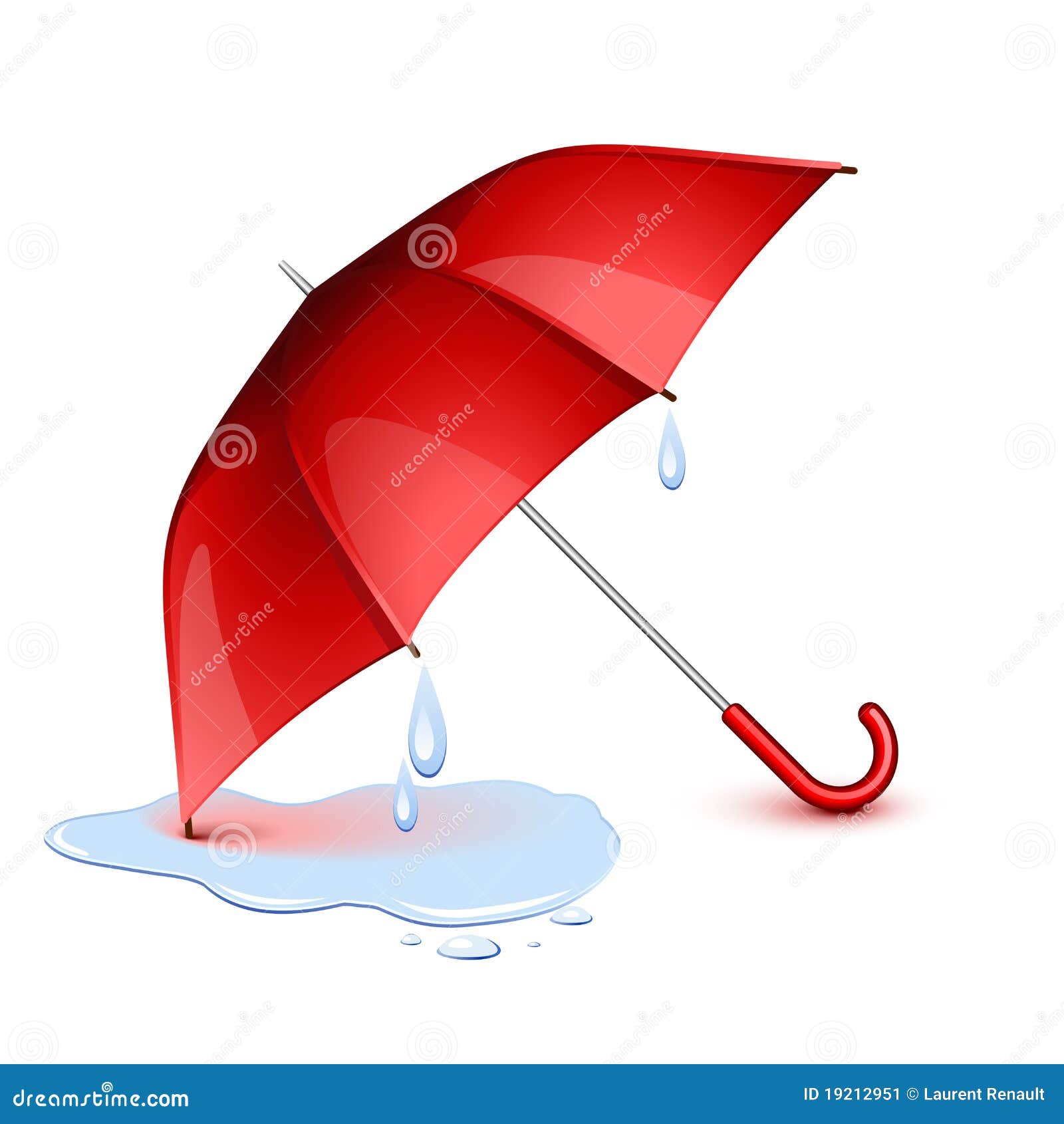 Paraguas del vector. Ilustración de brillante - 19212951