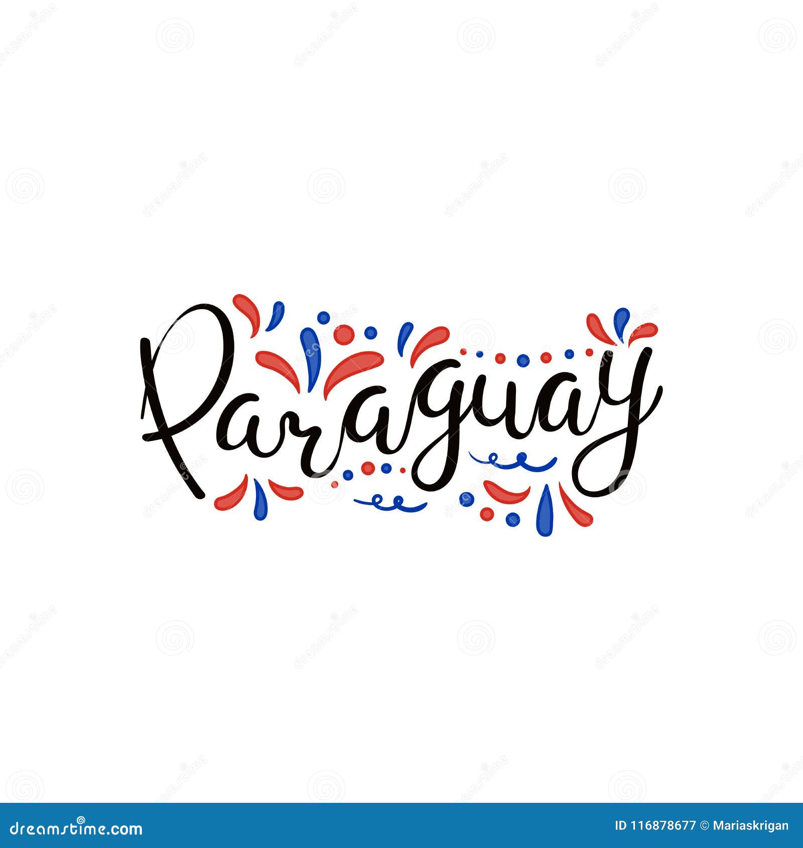 paraguay calligraphic lettering quote