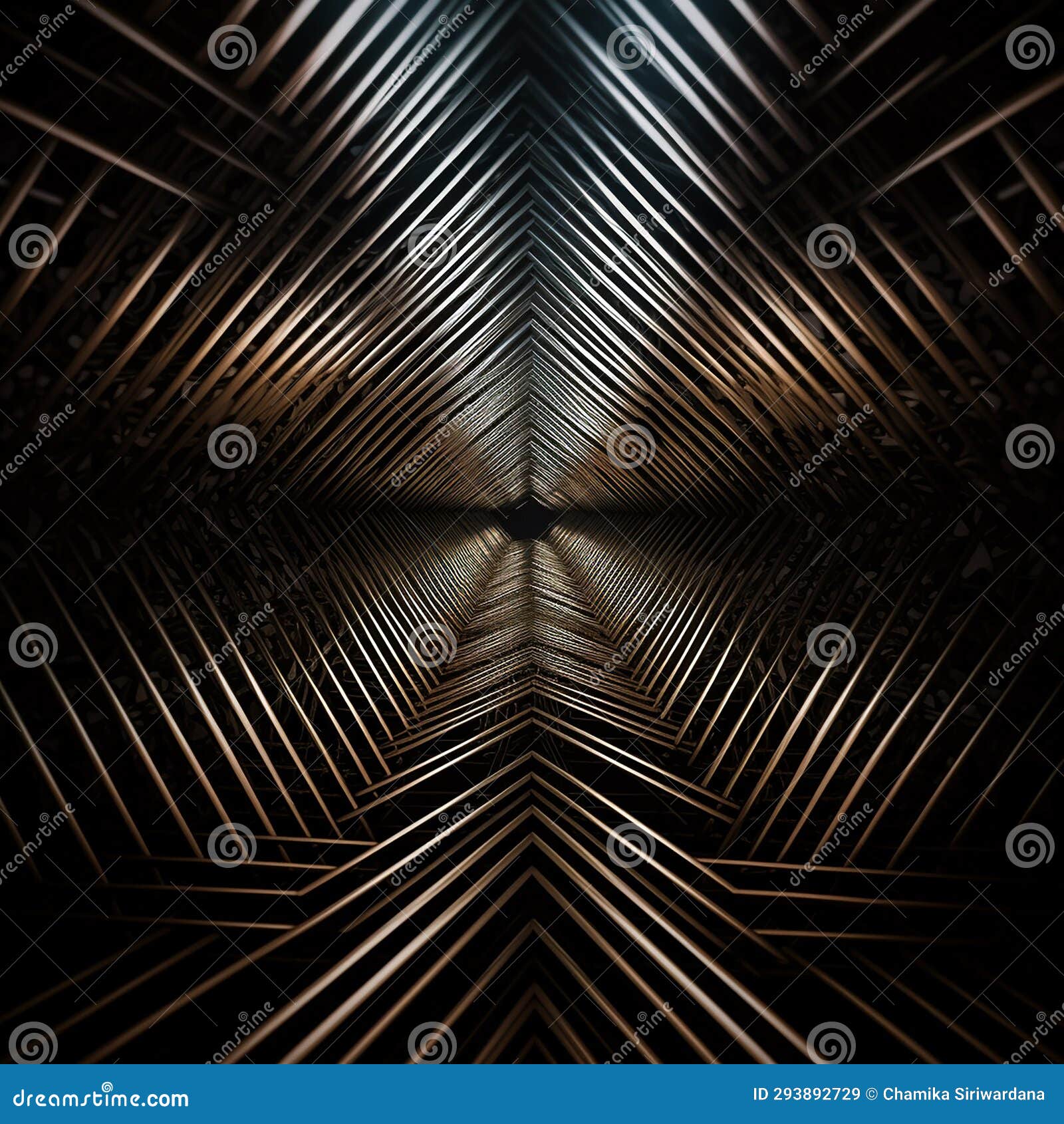 Parallel Dimensions. Geometric Abstraction Background Stock Illustration Illustration of